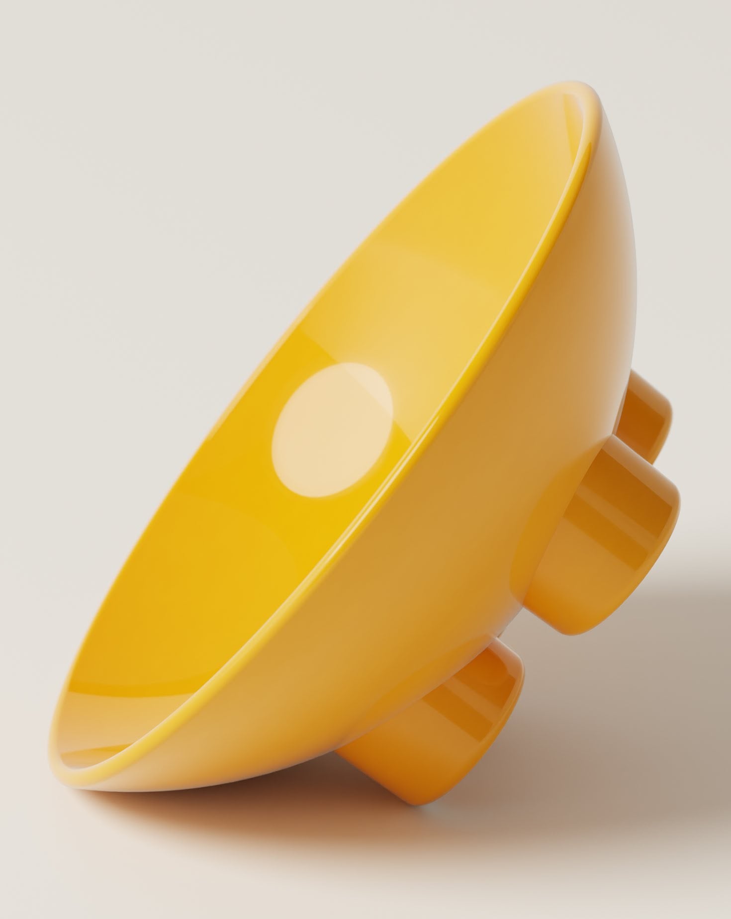 Handcrafted Glazed Ceramic Fruit Bowl