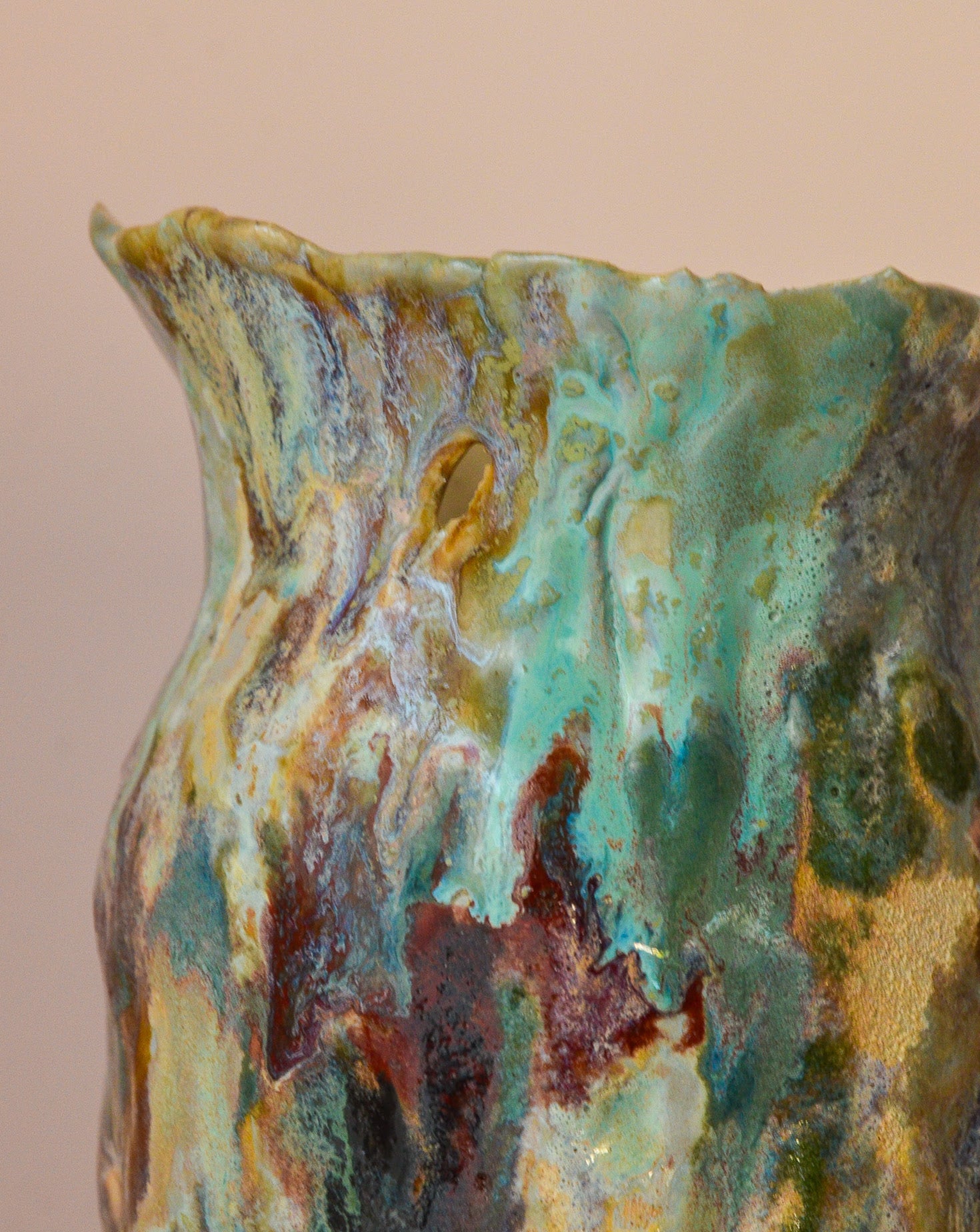 I Feel Your Pain Glazed Stoneware Sculpture