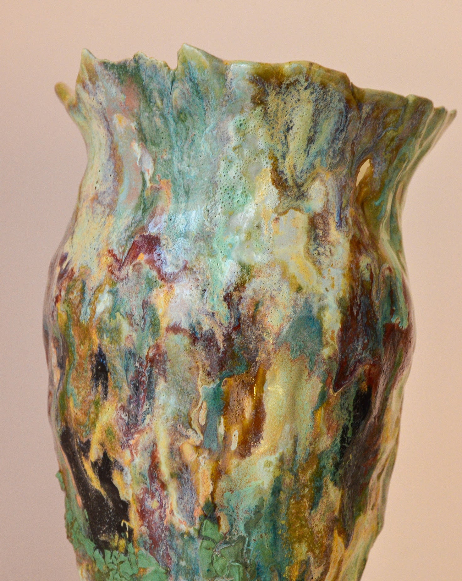 I Feel Your Pain Glazed Stoneware Sculpture