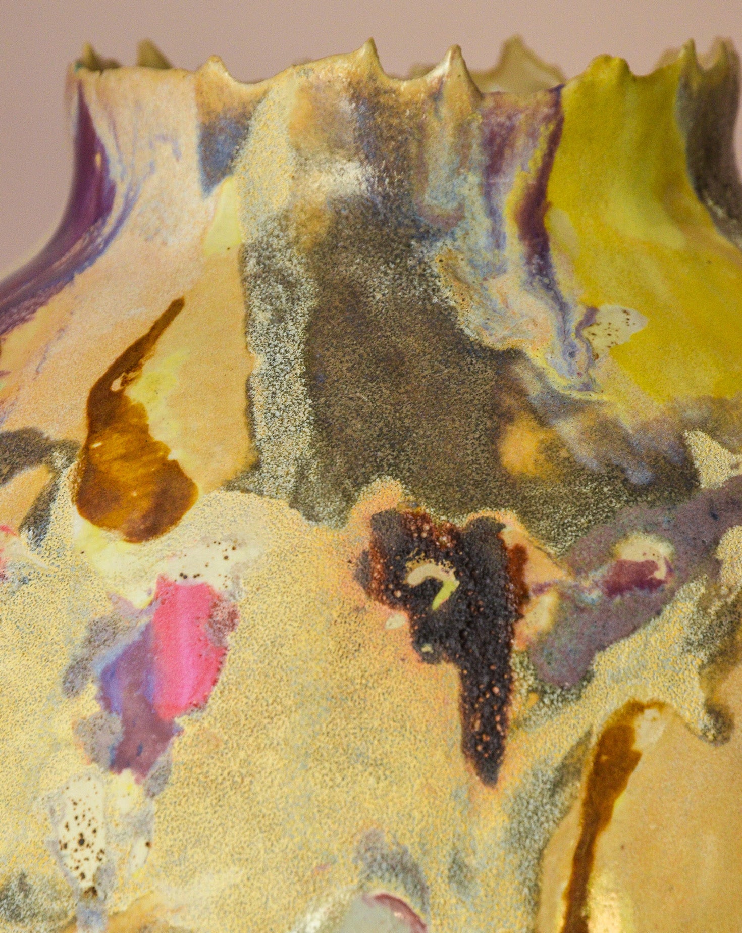Merciless Truth Glazed Stoneware Sculpture