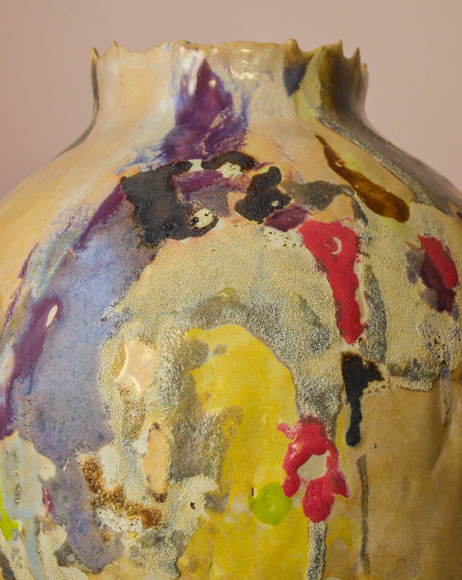 Merciless Truth Glazed Stoneware Sculpture