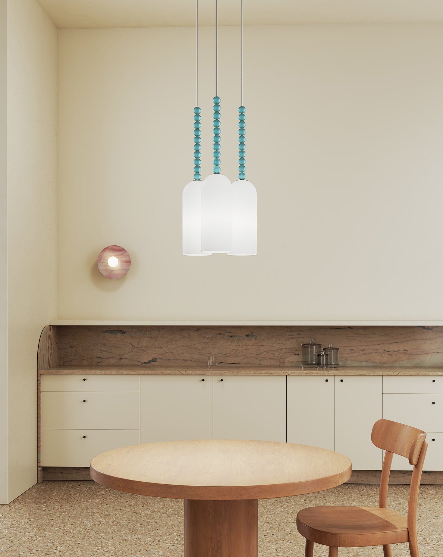 Tulip Opal Glass Ceiling Light