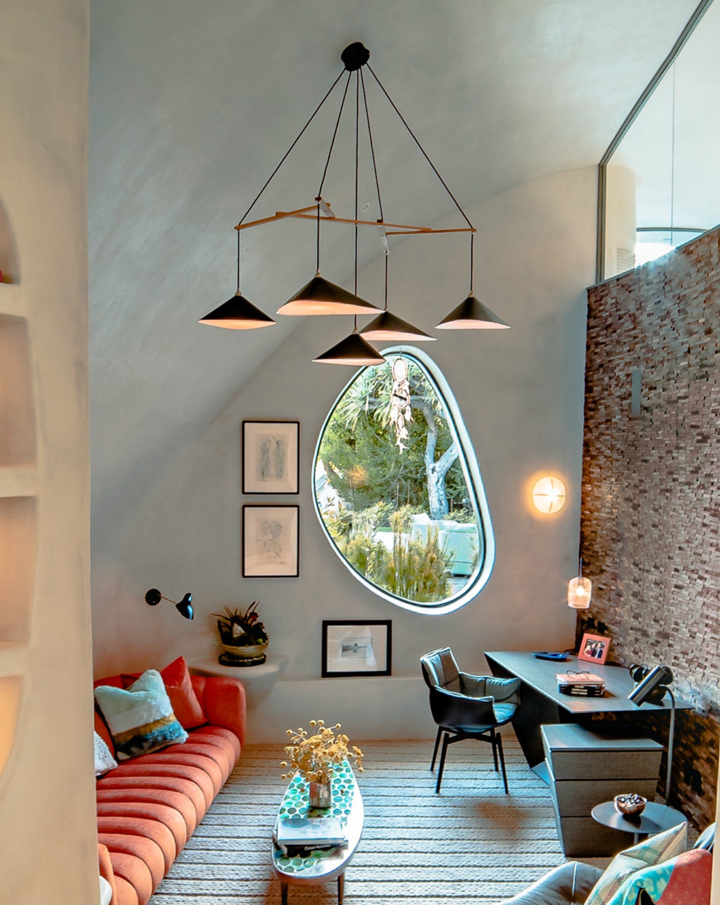 Emily Group of Five Chandelier