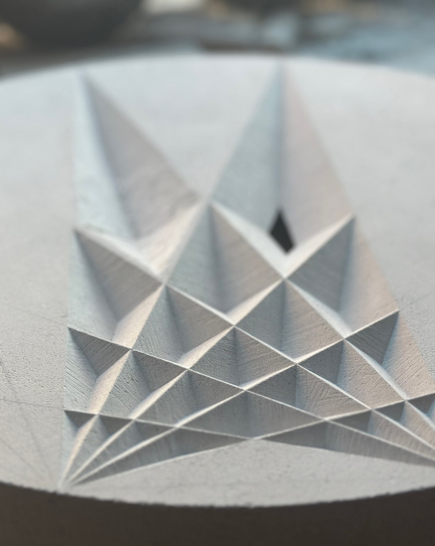 Audere Limestone Carving