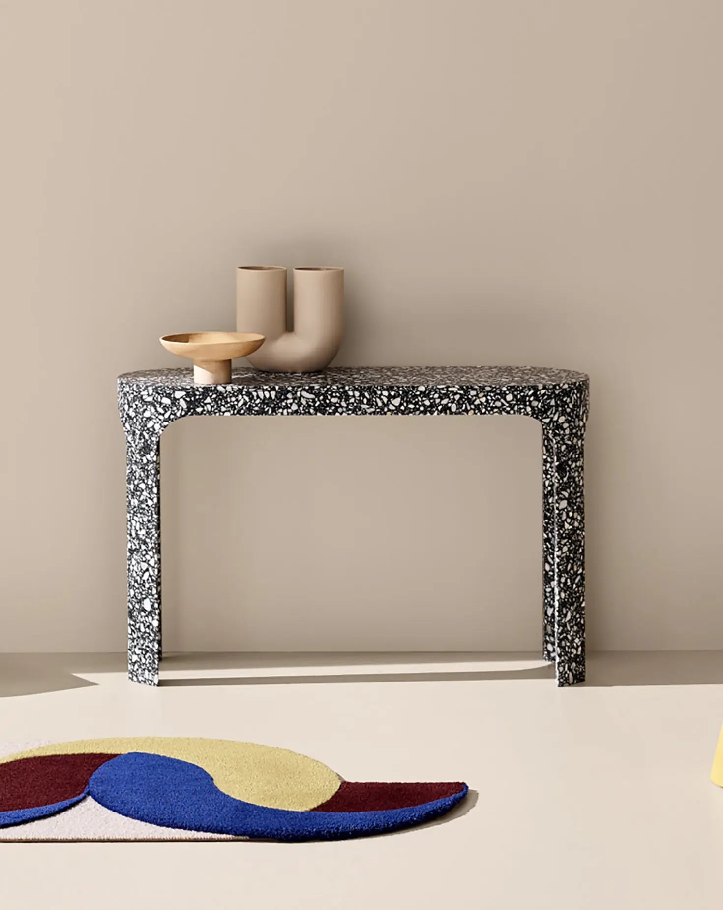 Loggia Black Console Table Portego