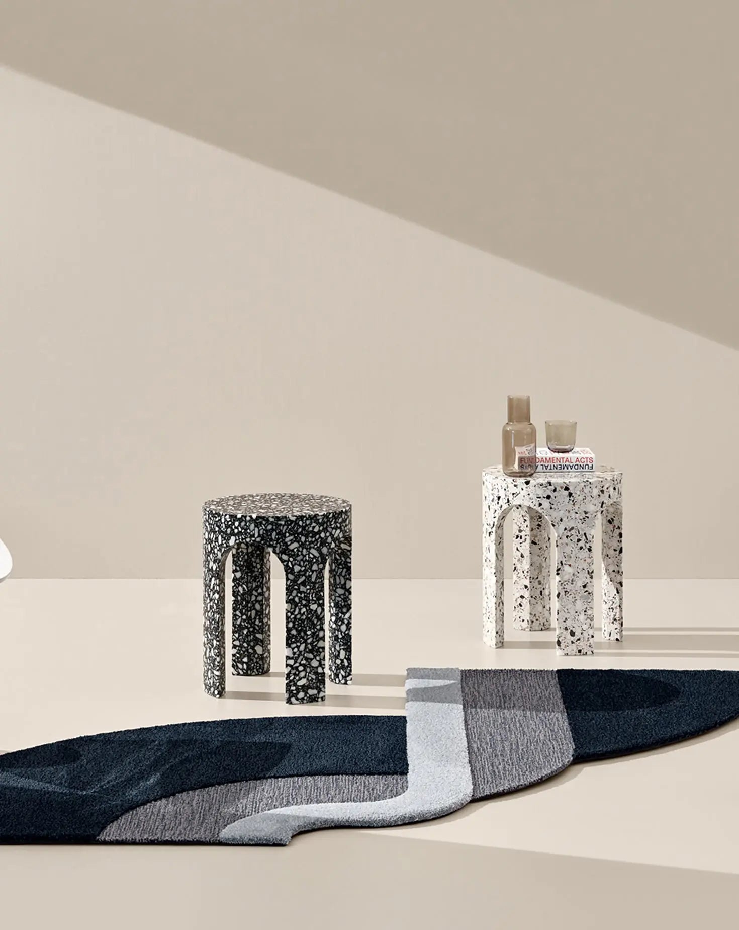 Loggia Black Small Side Table Portego