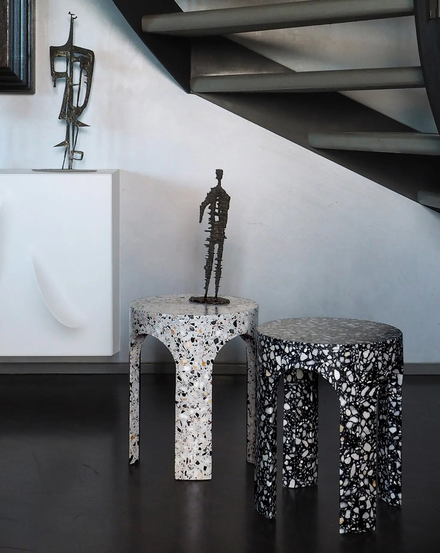 Loggia Black Small Side Table Portego