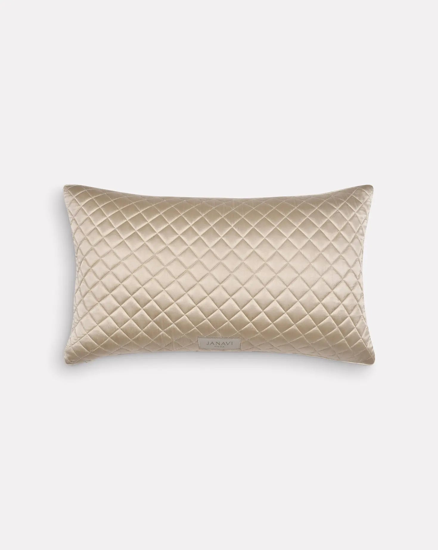 Lotus Grey Cashmere Cushion Janavi India