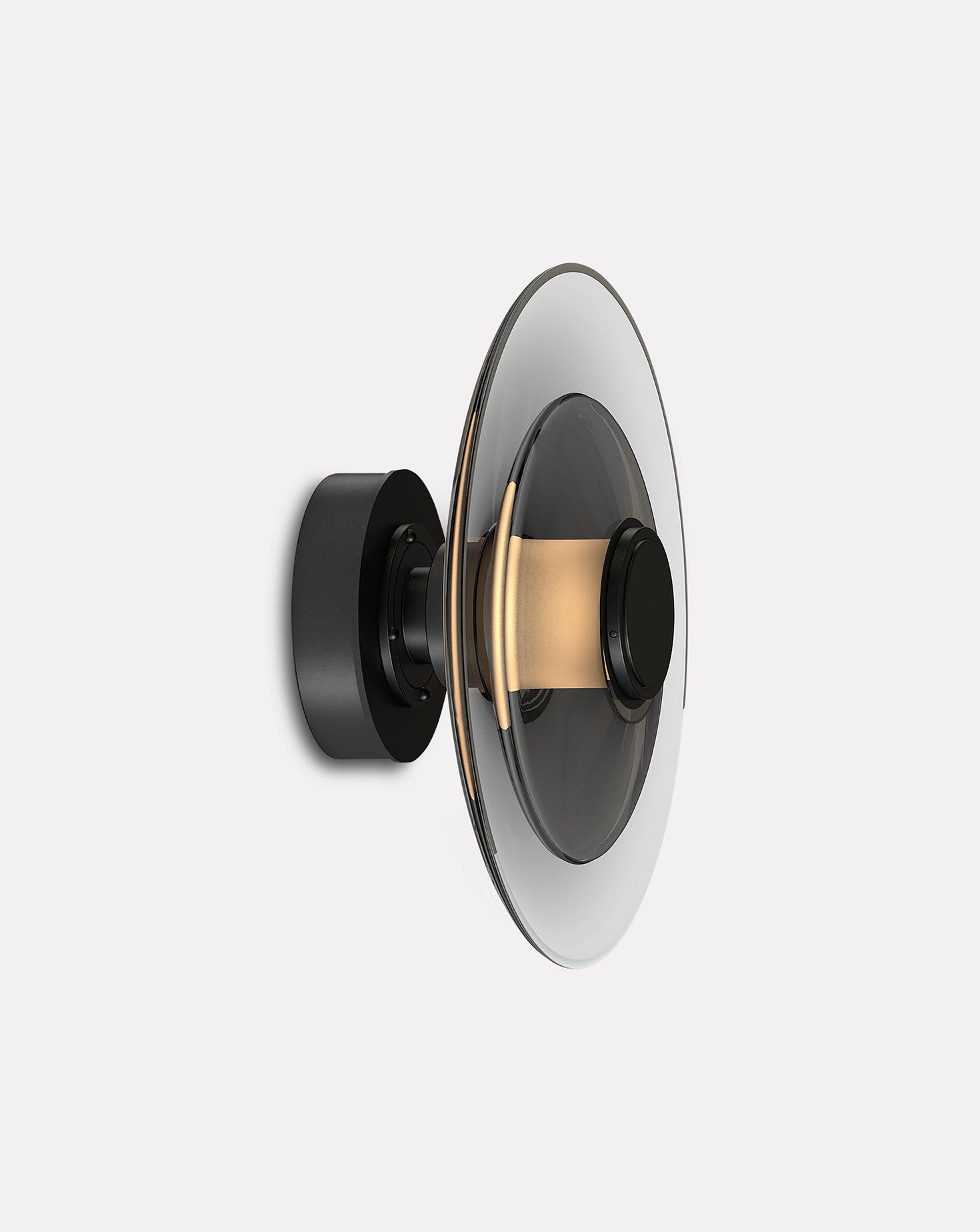 Luna A Metal Disc Sconce