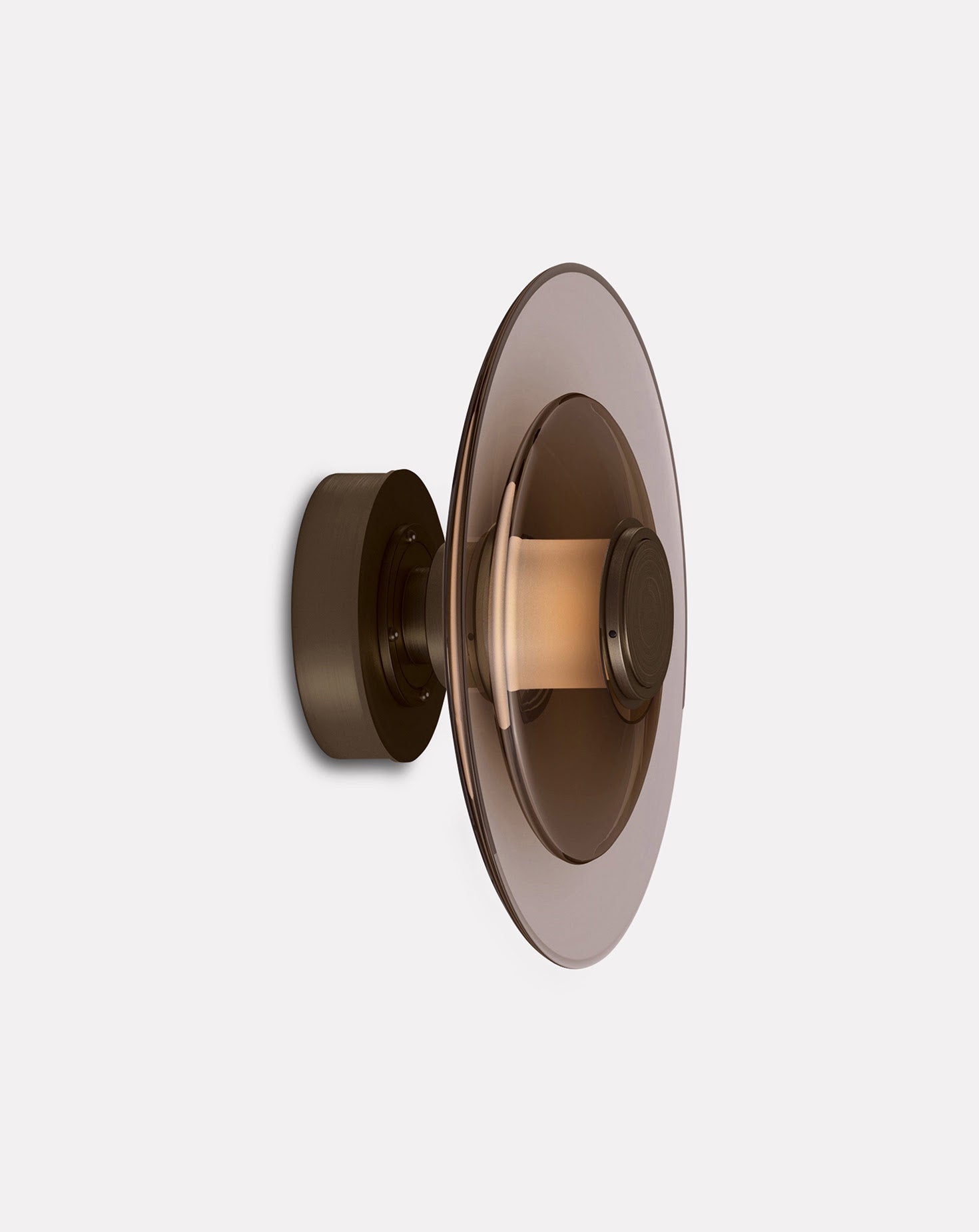Luna A Metal Disc Sconce