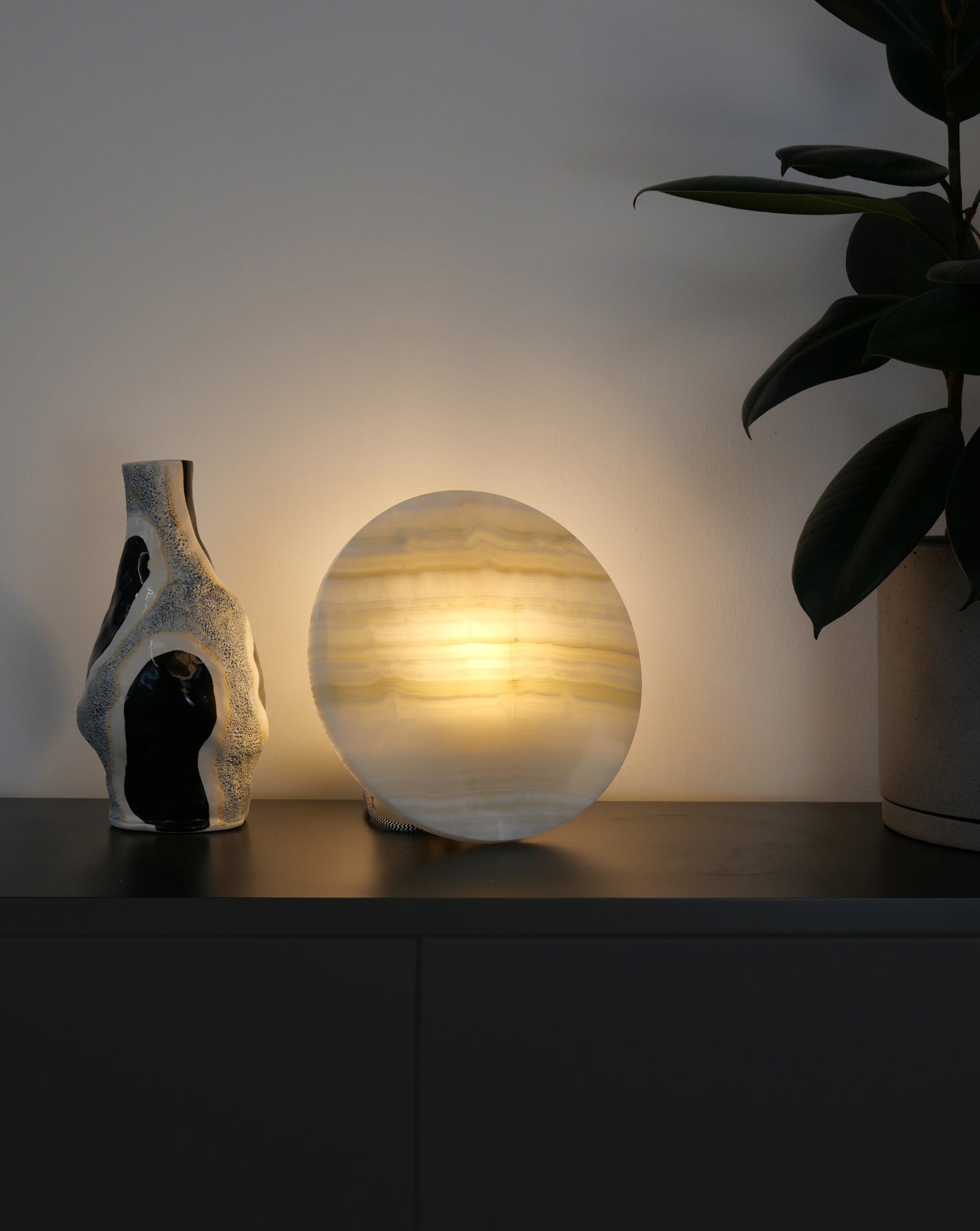 Lunar Marble Table Lamp