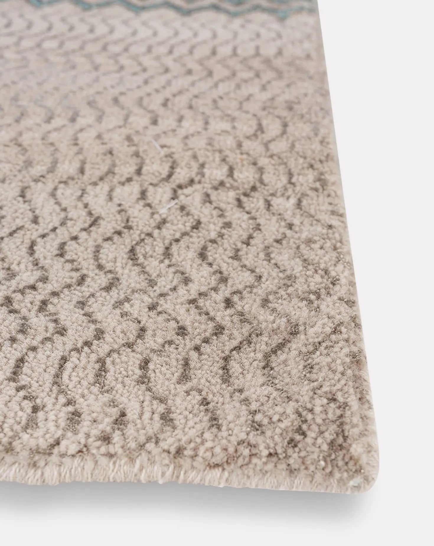 Manchaha Antique White and Silver Mink Rug Jaipur Rugs