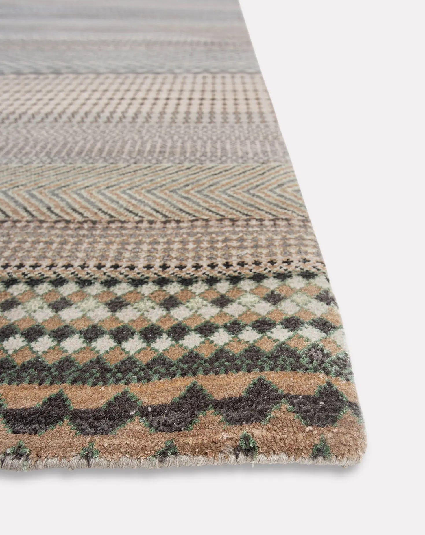 Manchaha Classic Gray and Pine Rug Jaipur Rugs