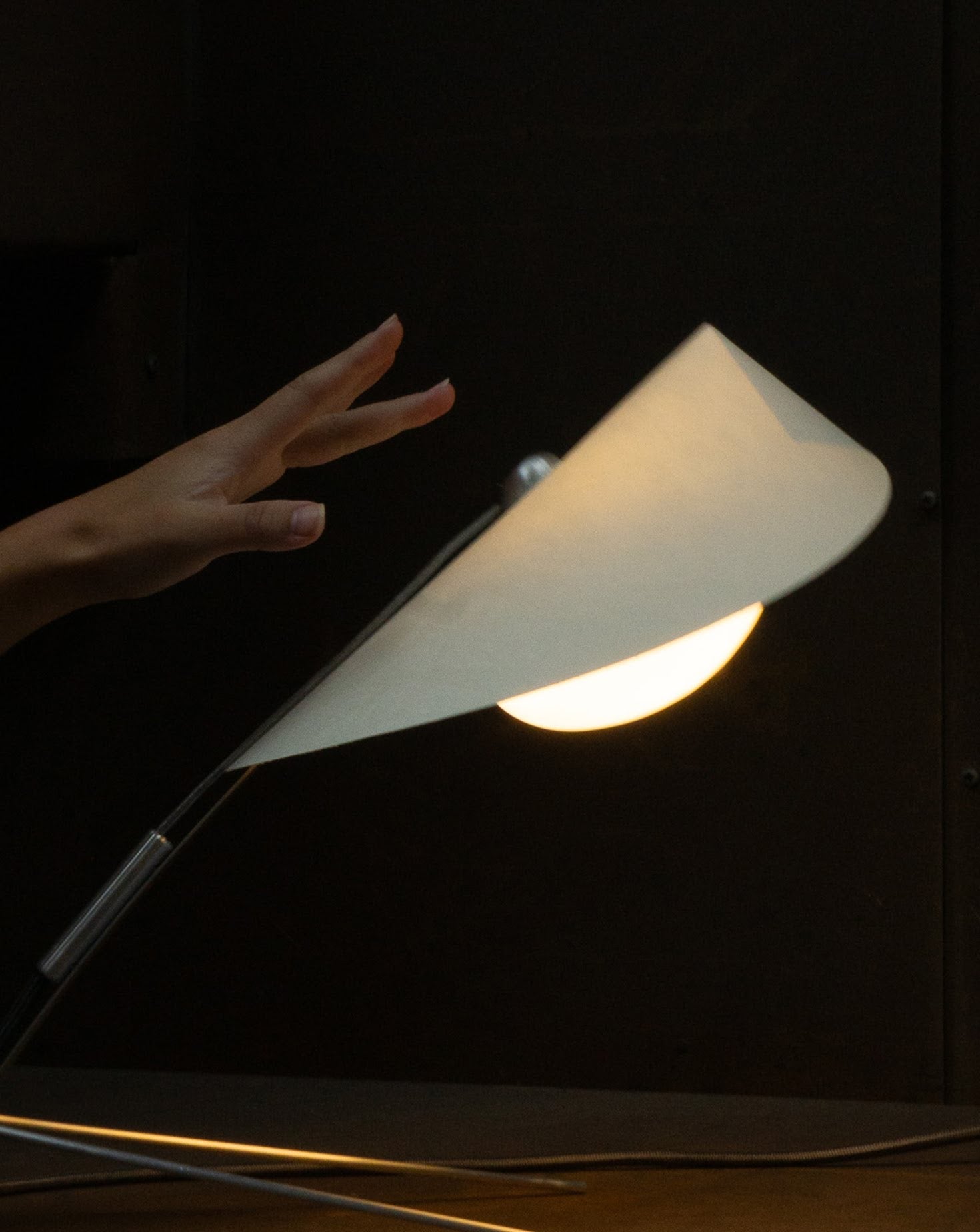 Mantis Brushed Brass Table Lamp