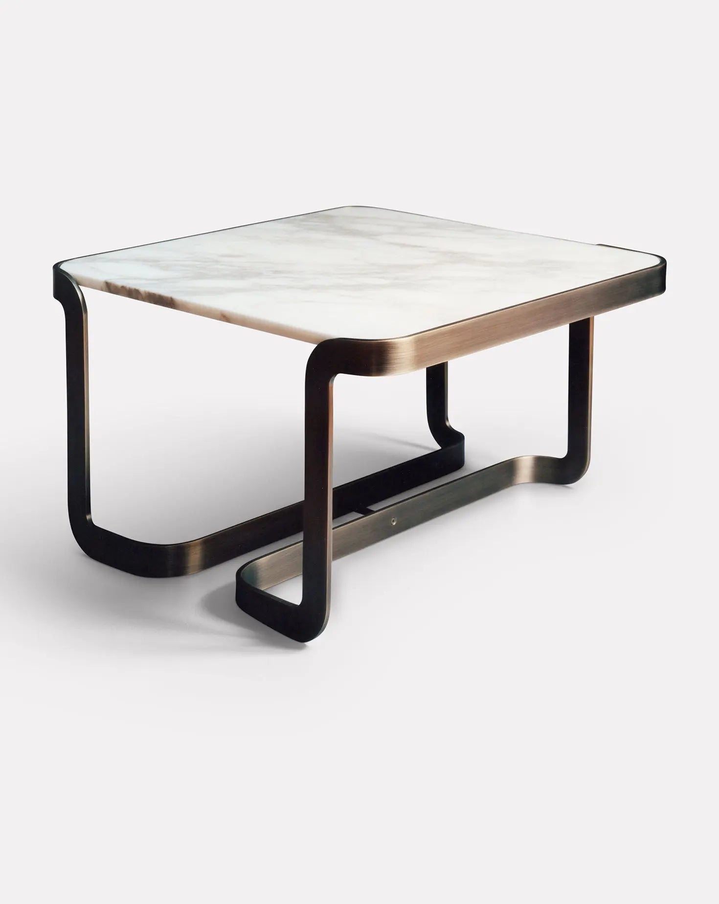 Mathus White Marble Coffee Table Marta Sala Éditions