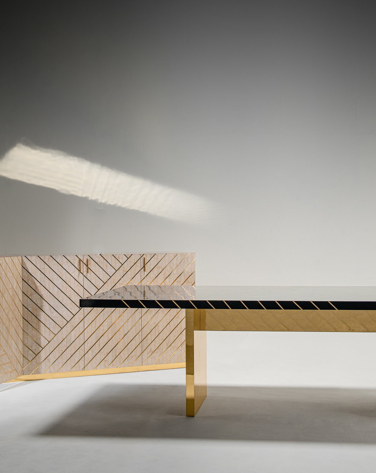 Matteo Cibic Nesso Teal Dining Table