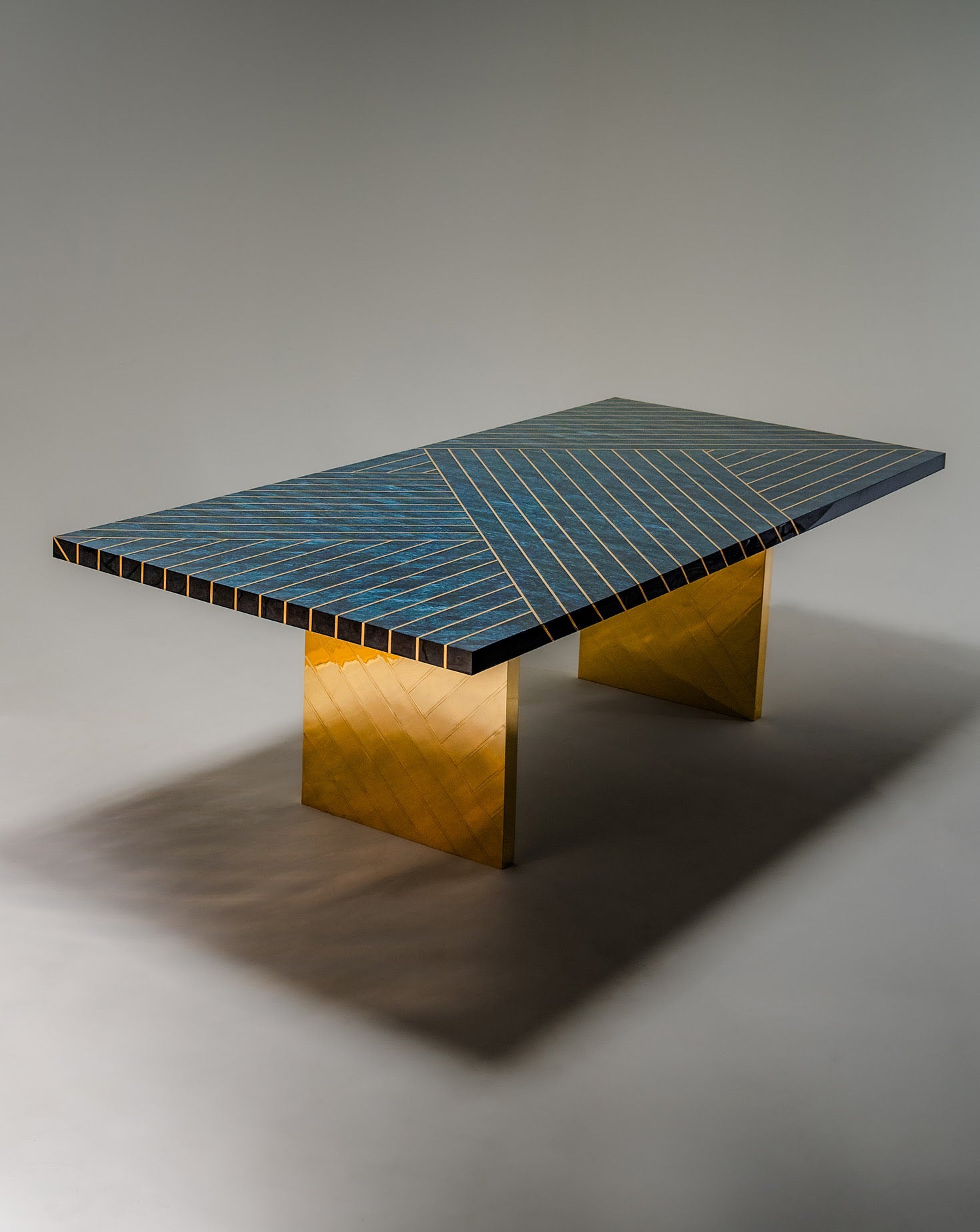 Matteo Cibic Nesso Teal Dining Table