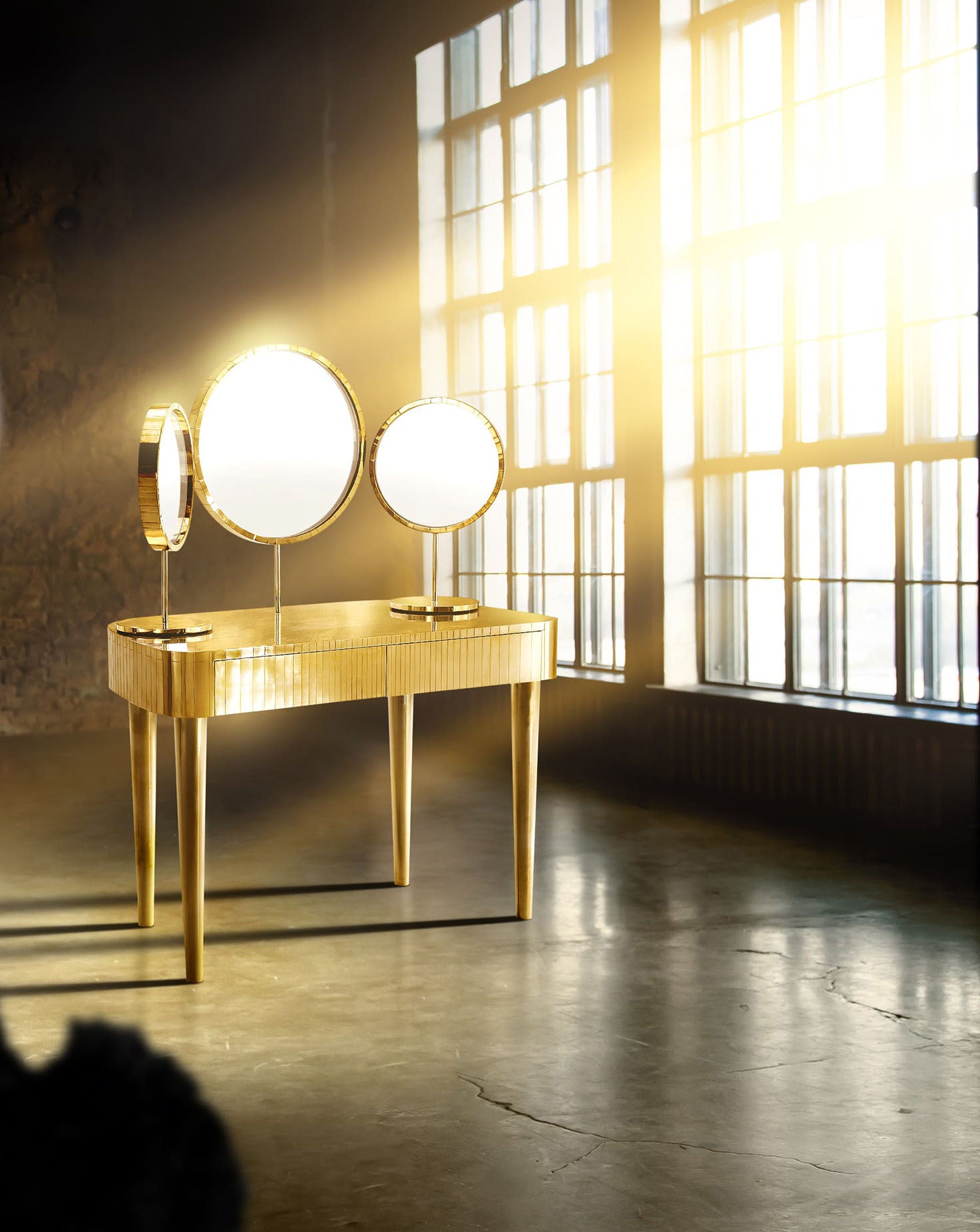 Matteo Cibic Woman in Paris Oro Dressing Table