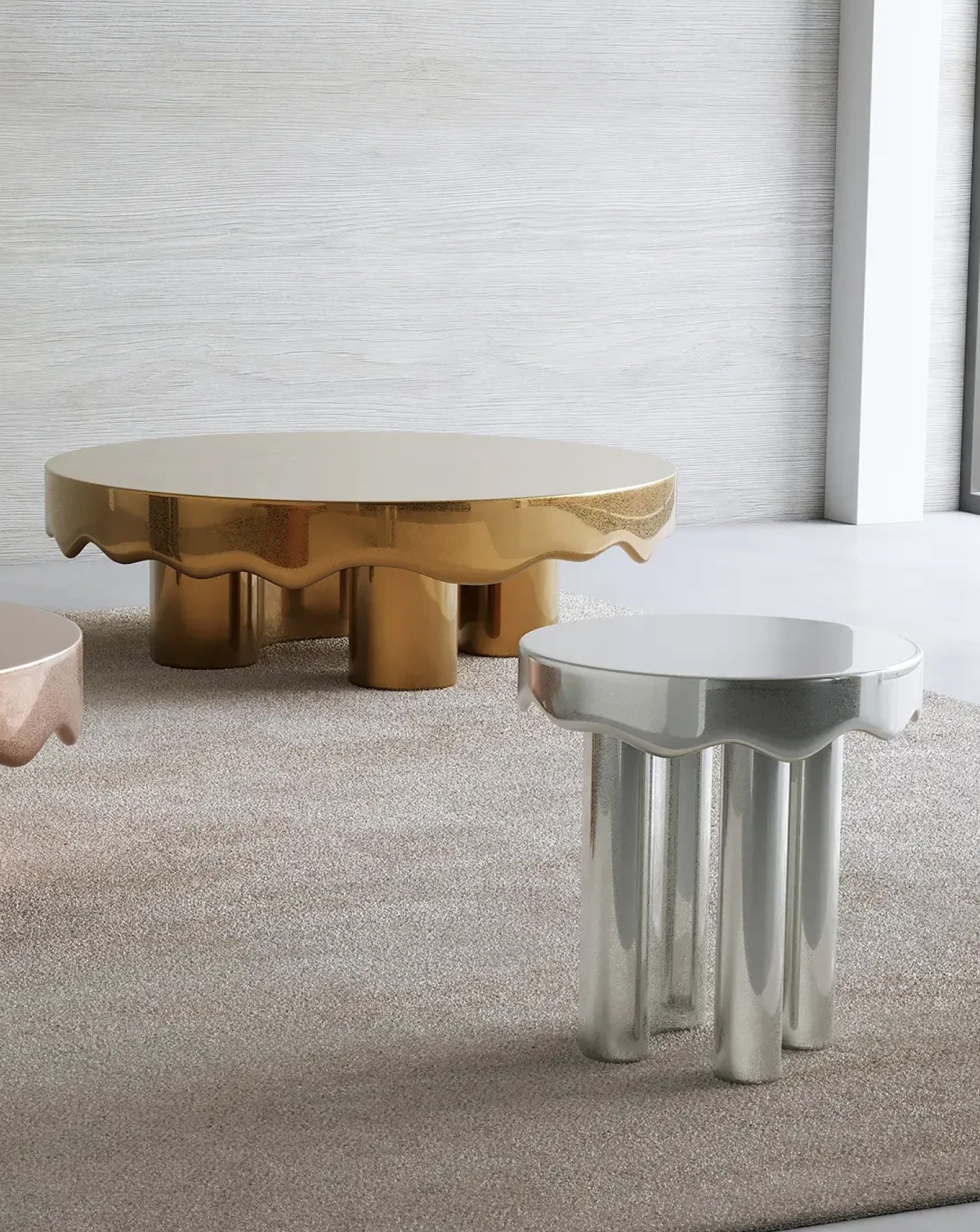 Melt Liquid Metal Side Table