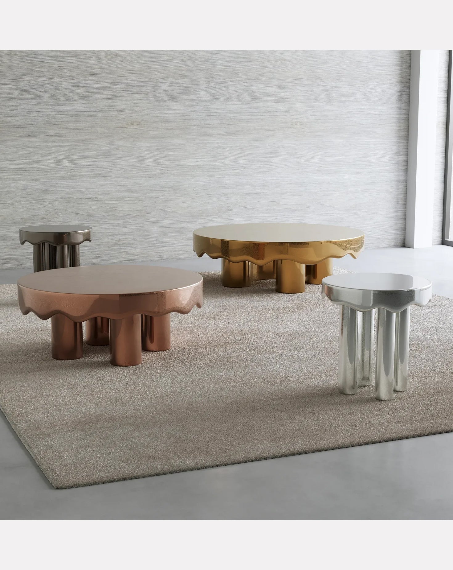 Melt Liquid Metal Side Table