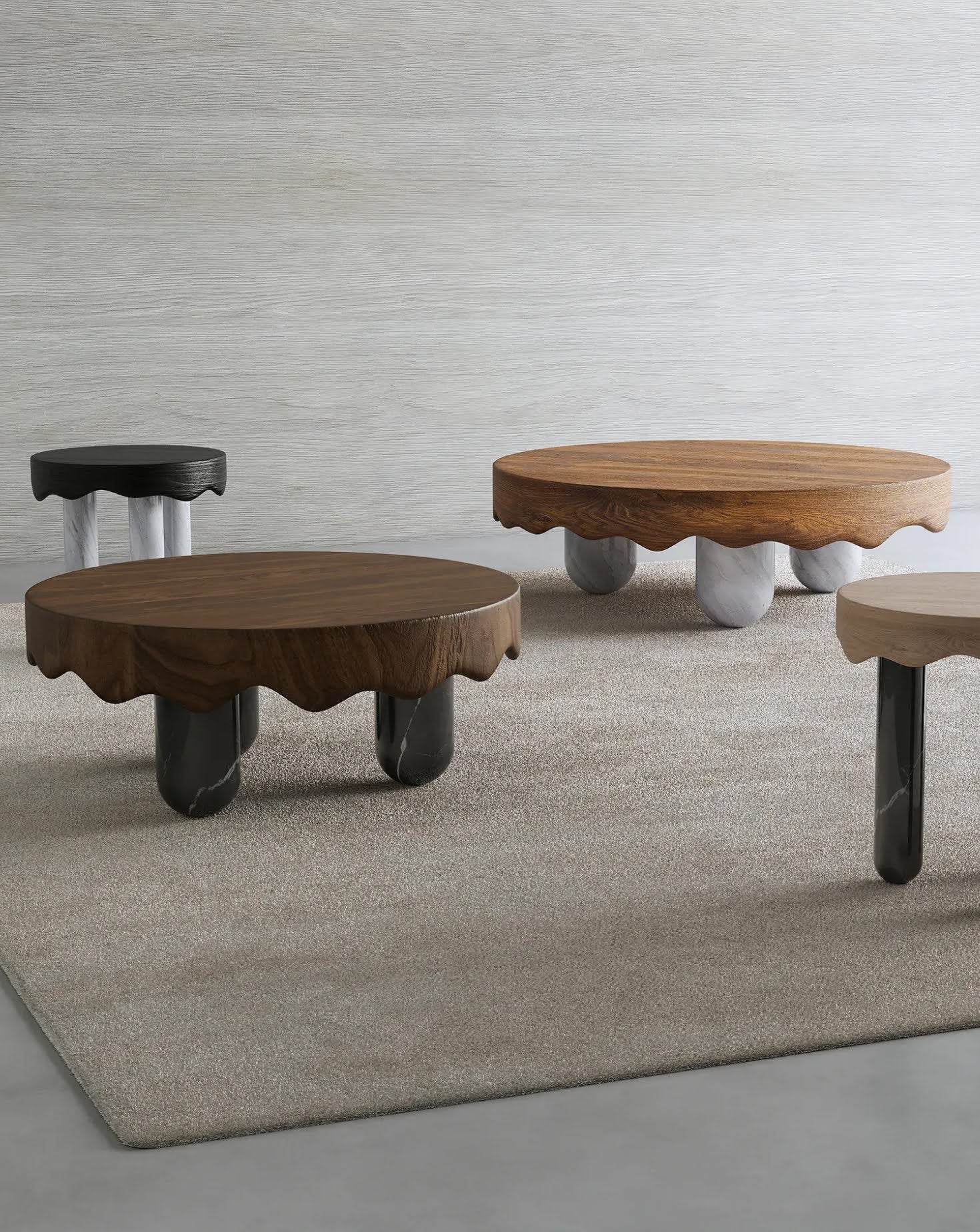 Melt Wood Centre Table