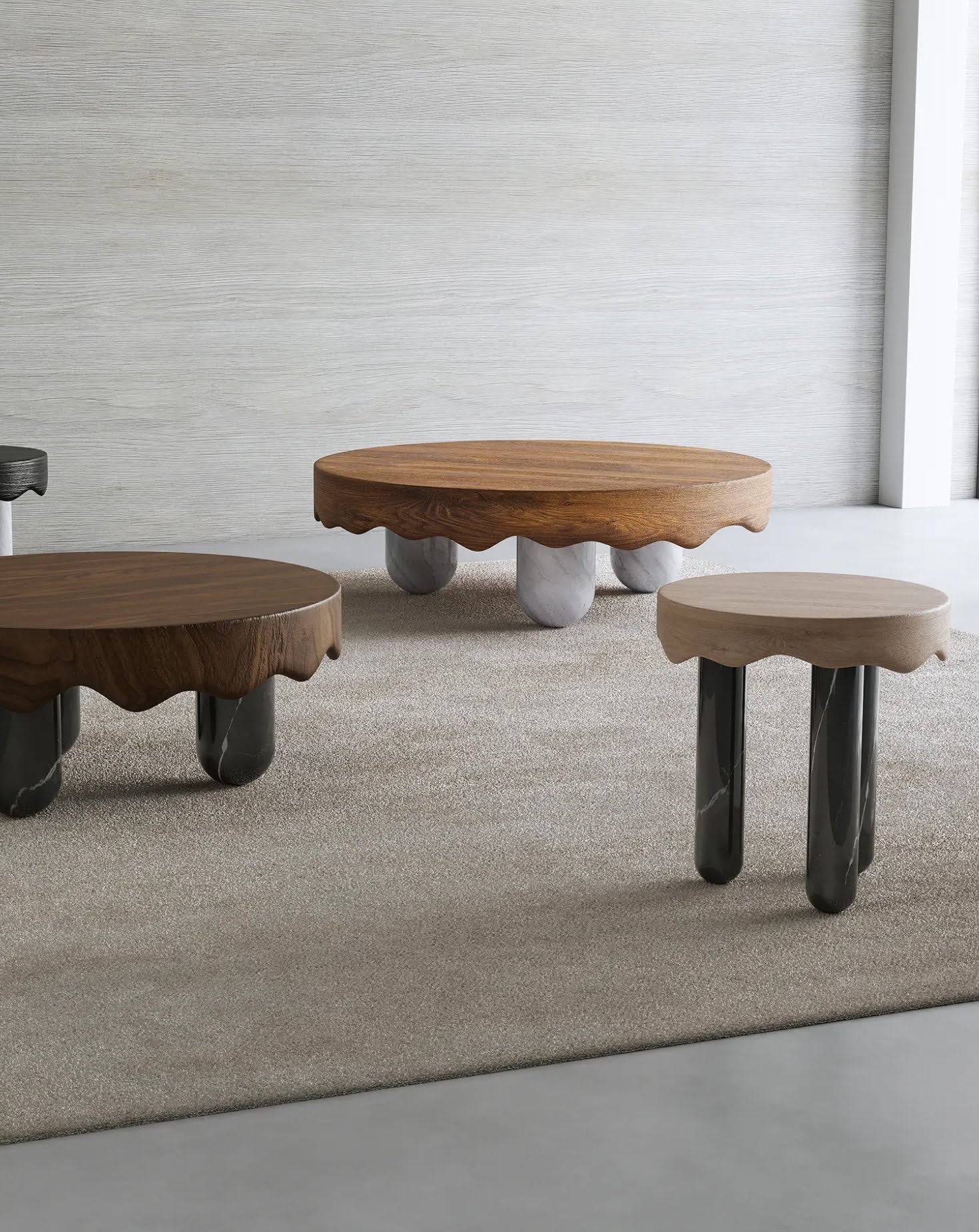 Melt Wood Side Table