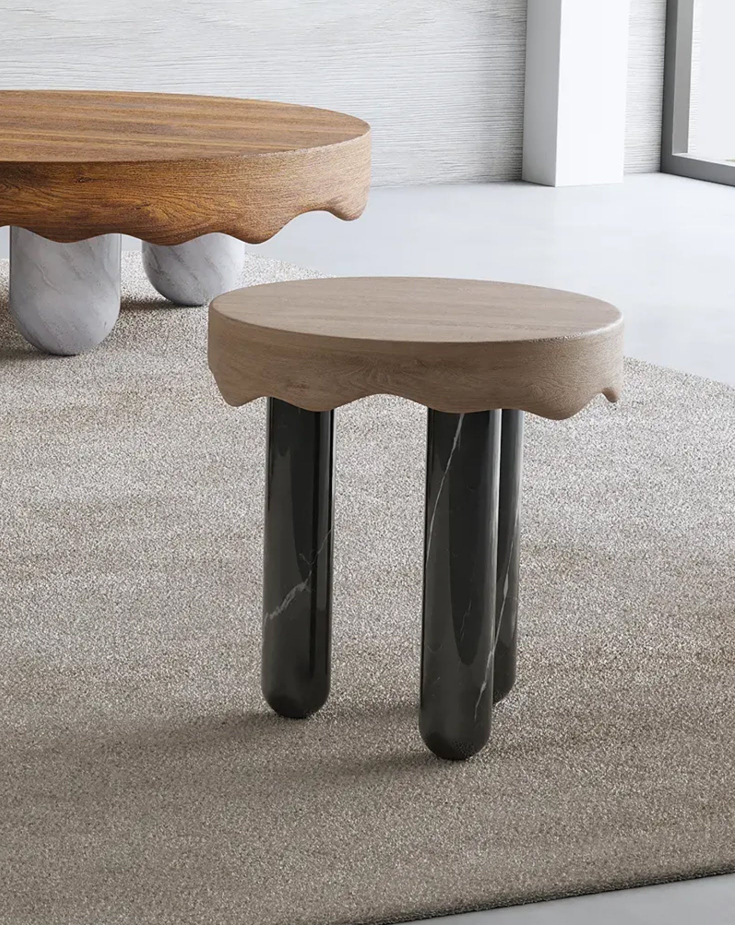 Melt Wood Side Table