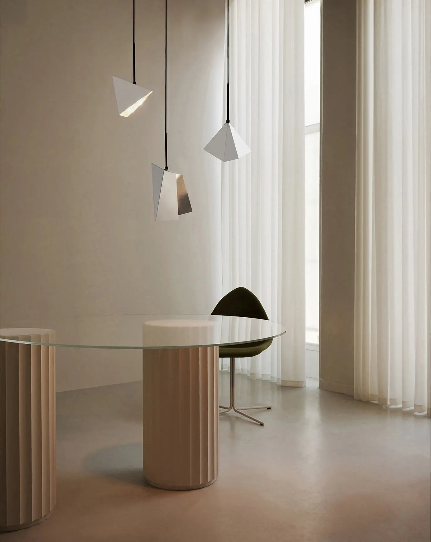 Meteoroid II Chrome Pendant Mariza Galani
