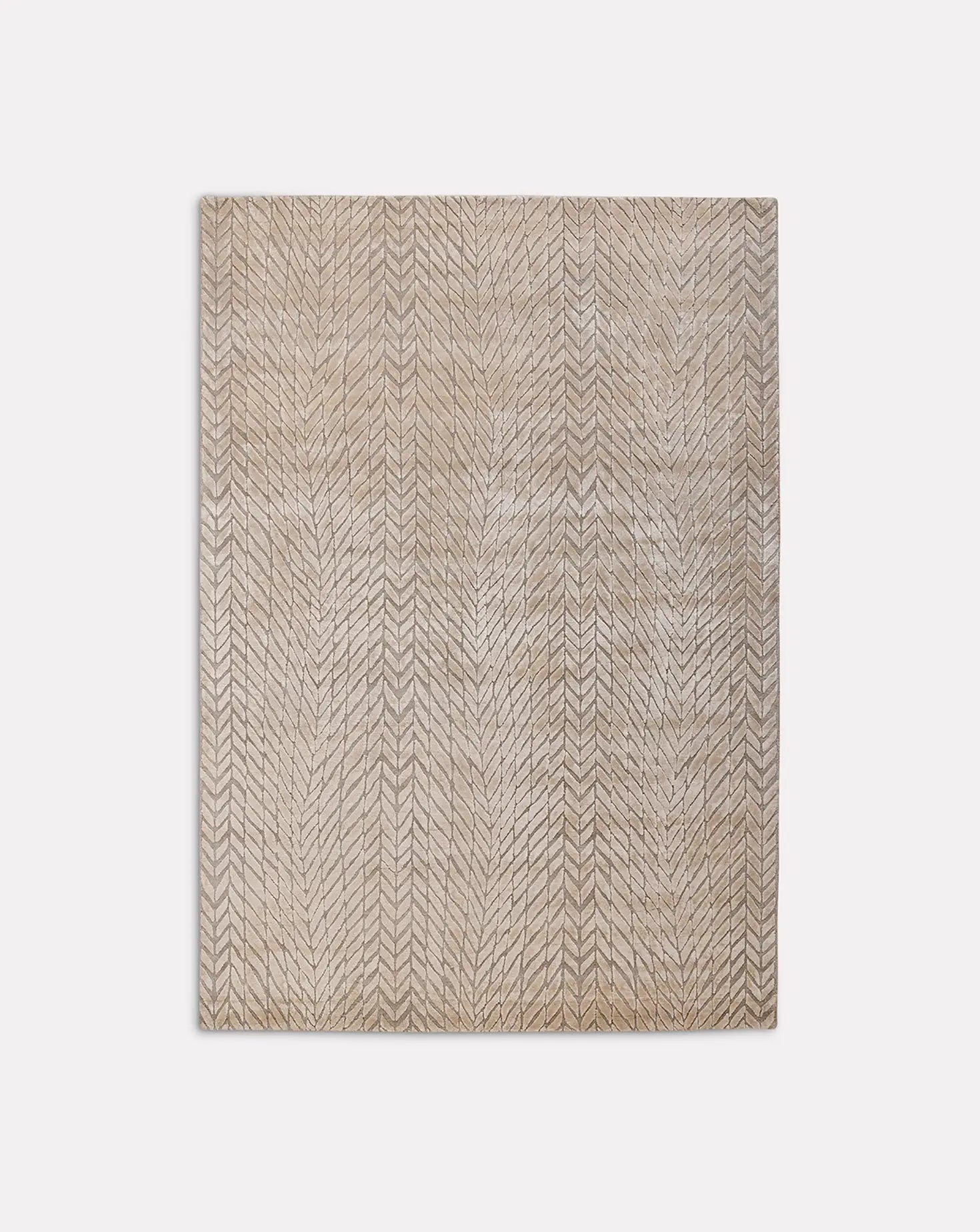 Moire Ivory Rug Hands