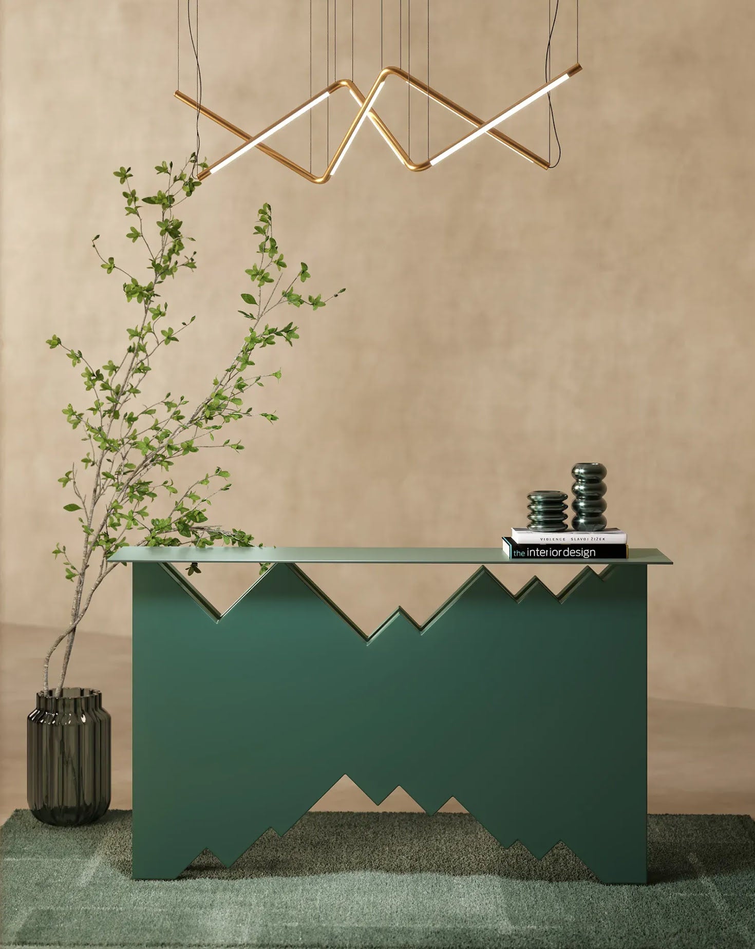 Mountain View Aluminium Console