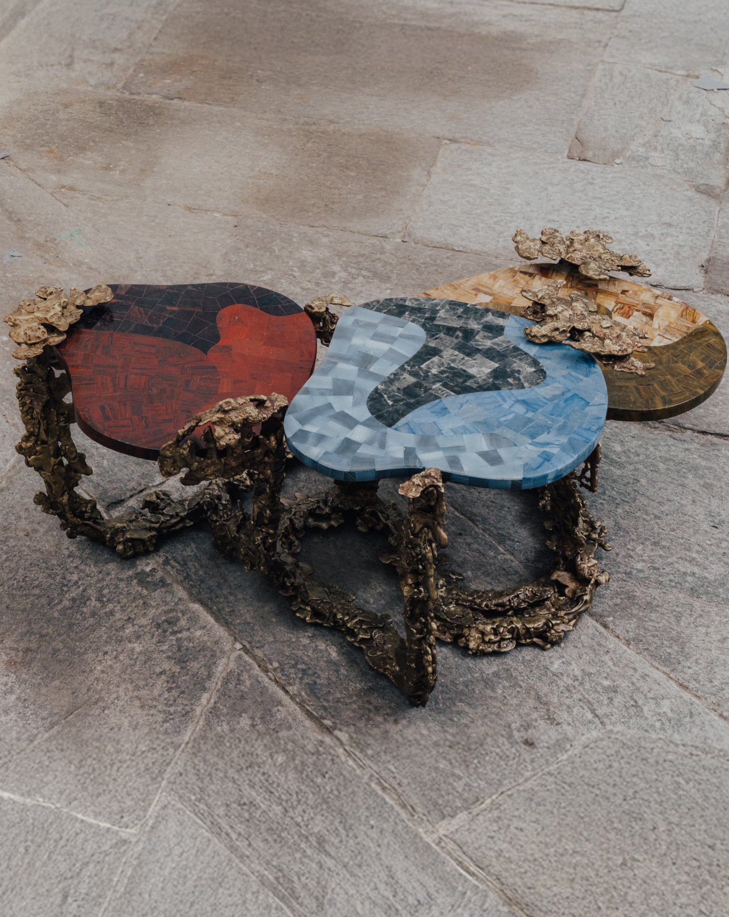 Nadi Brass Coffee Table