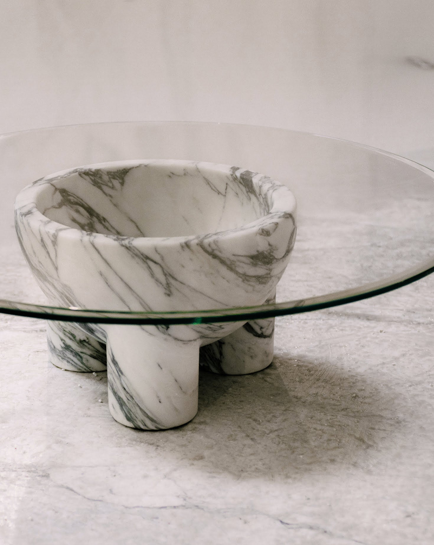 The U Line Arabescato Table