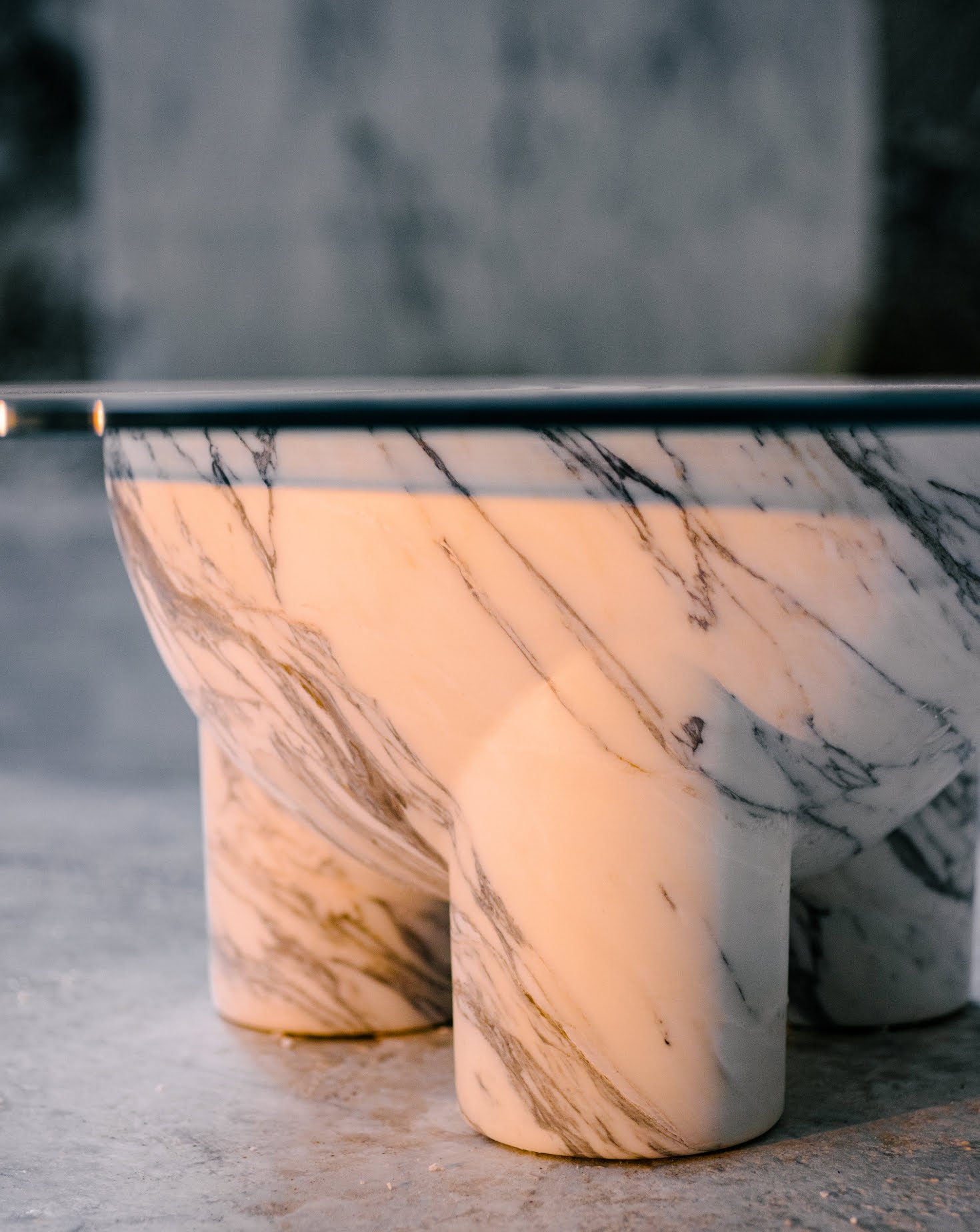 The U Line Arabescato Table