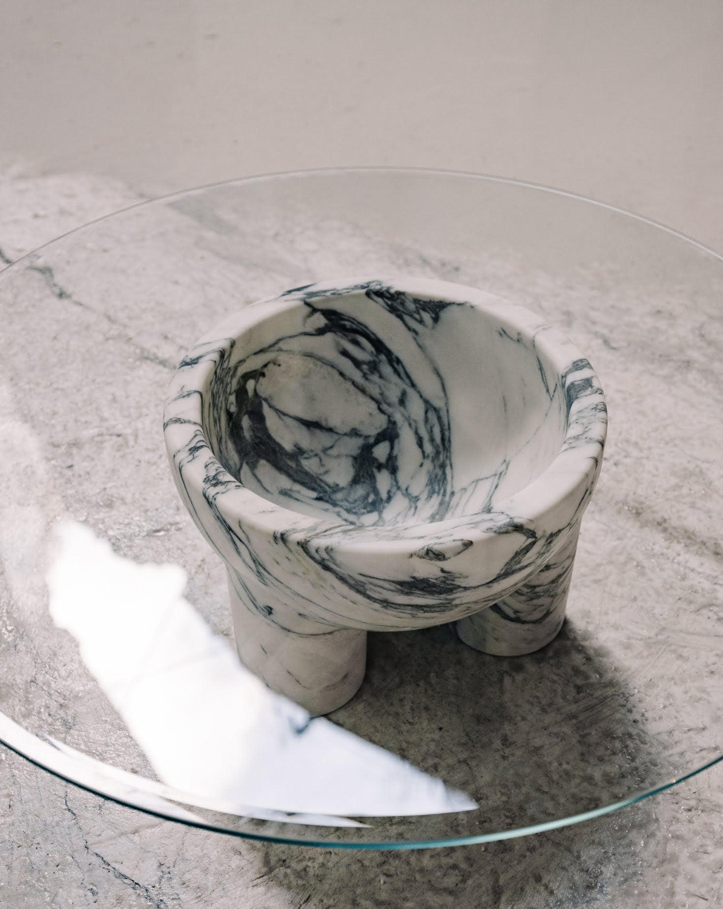 The U Line Arabescato Table