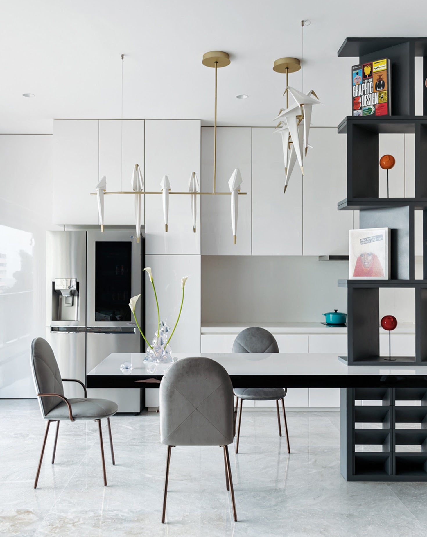 Nika Zupanc Orion Blanche Rose Dining Chair