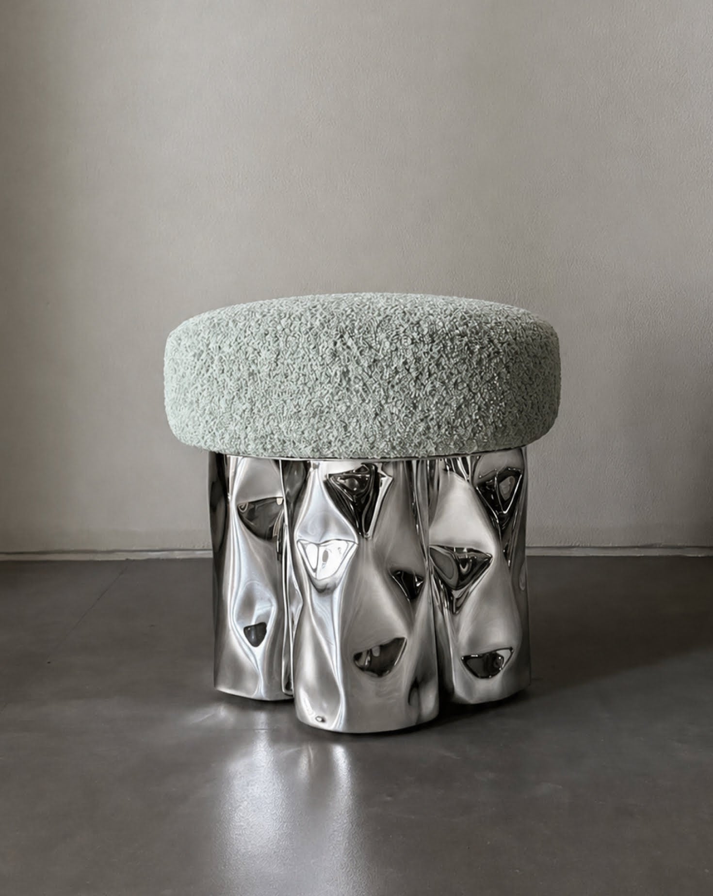 Tronco Green Pouf Tall