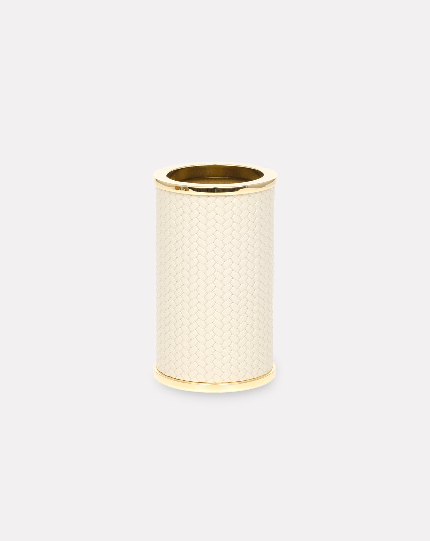 Olimpia Gold Round Tootbrush Holder