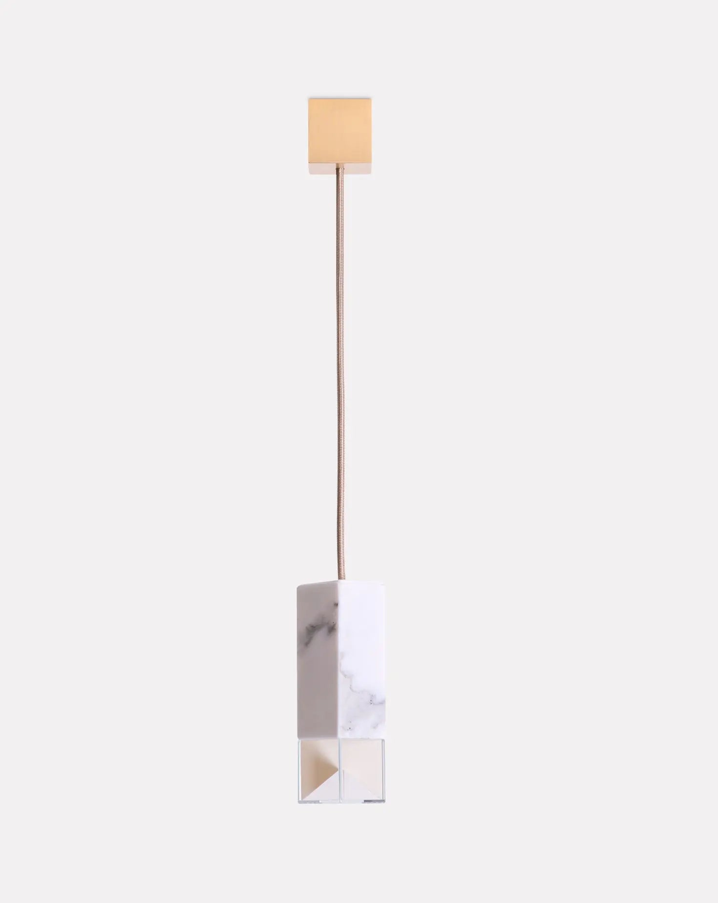 One White Marble Pendant Formaminima