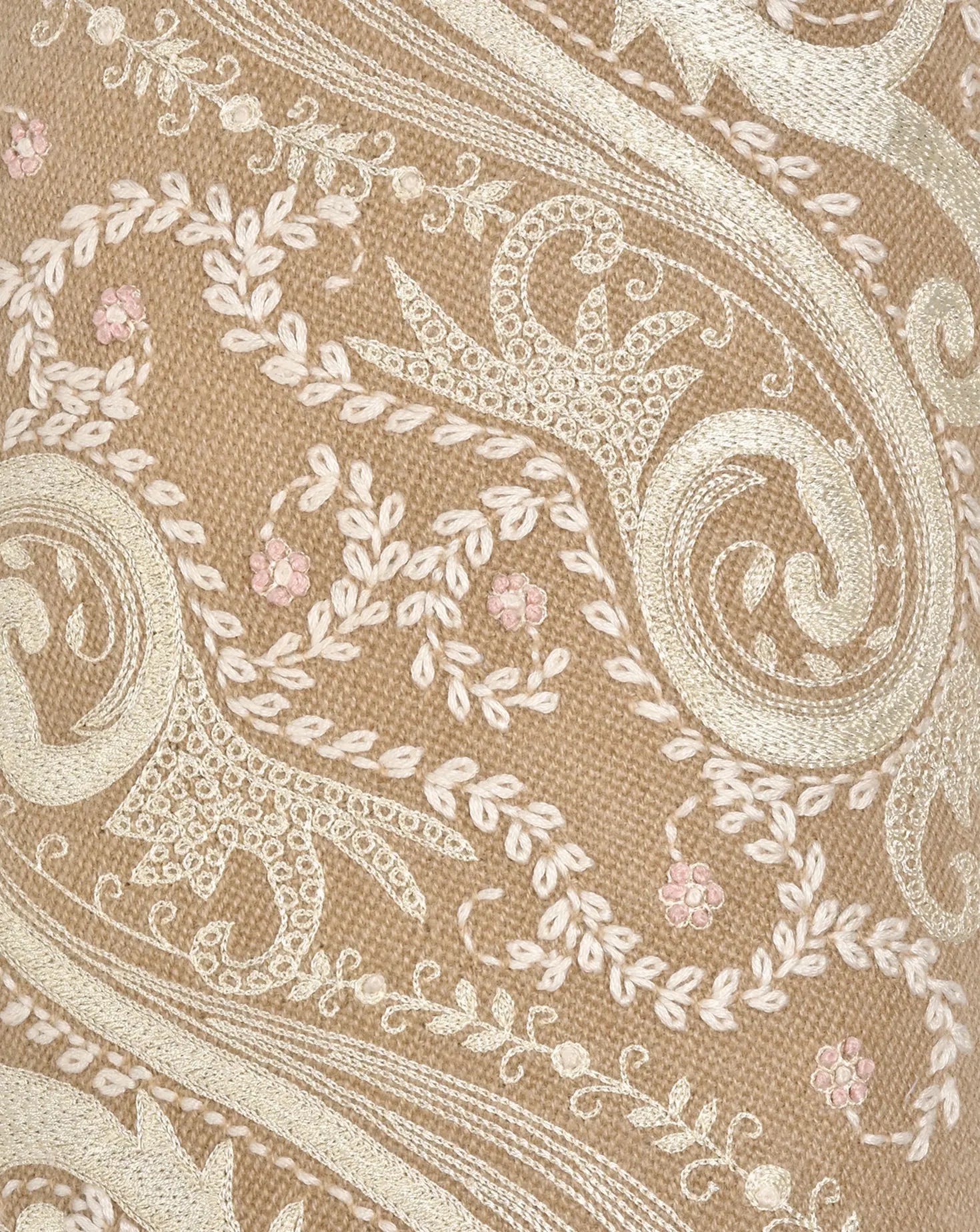 Paisley Rectangular Cashmere Cushion Janavi India