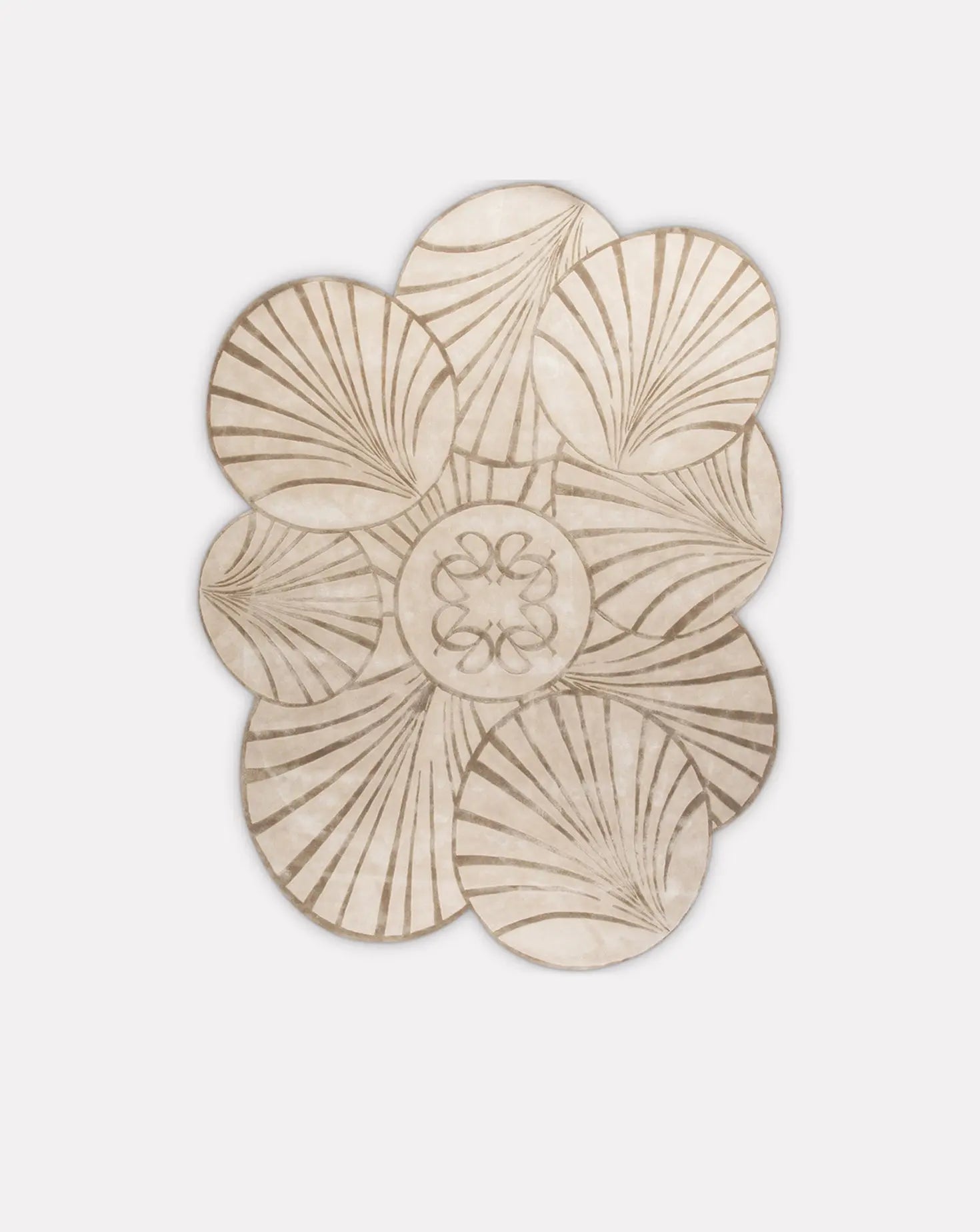 Ellie Saab Palmier Wool and Bamboo Rug Sahrai Milano