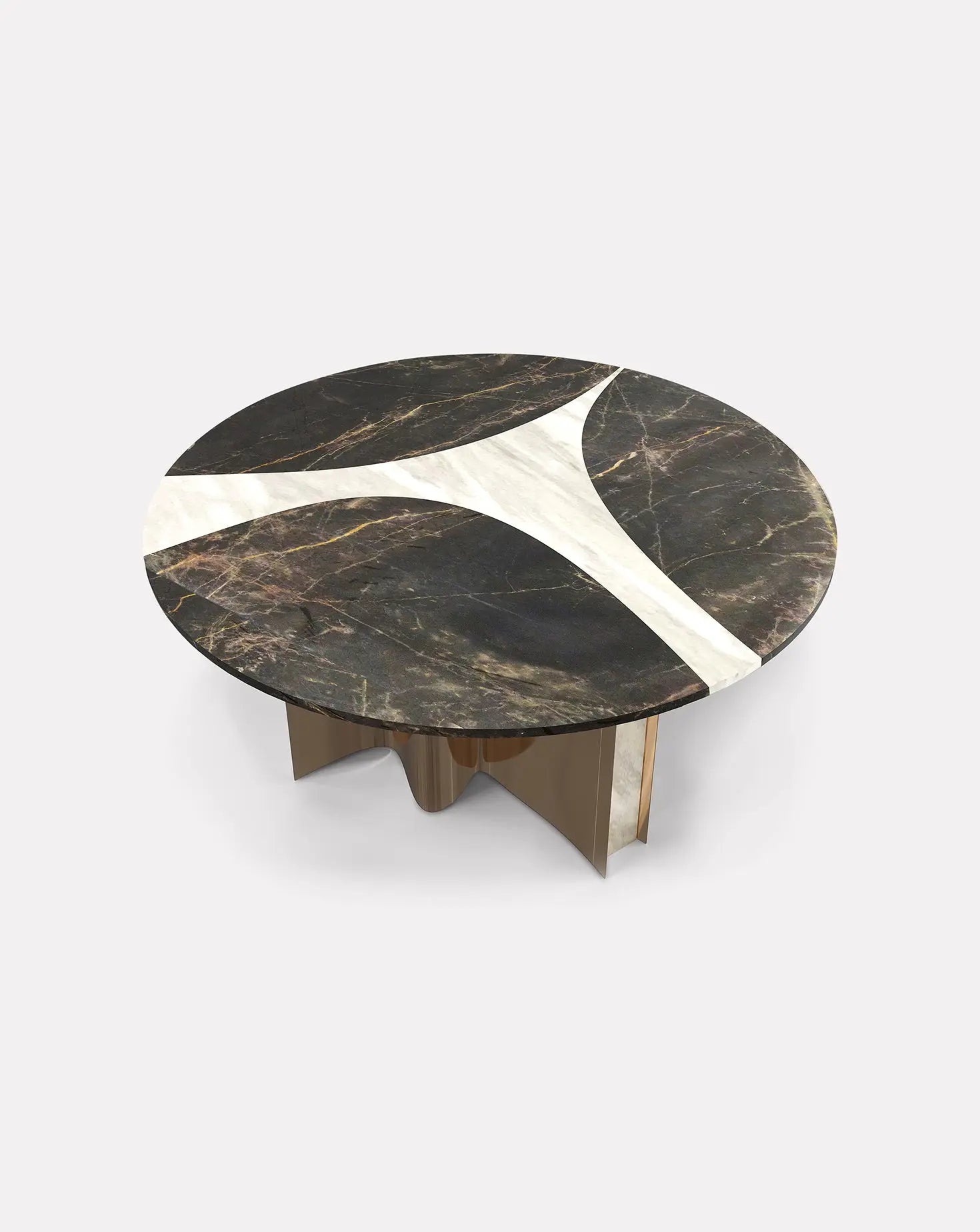 Edurne Calacatta Ondulato Marble Dining Table L'Eccesso