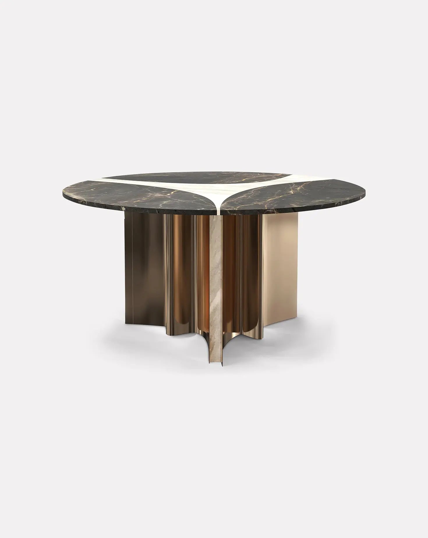 Edurne Calacatta Ondulato Marble Dining Table L'Eccesso