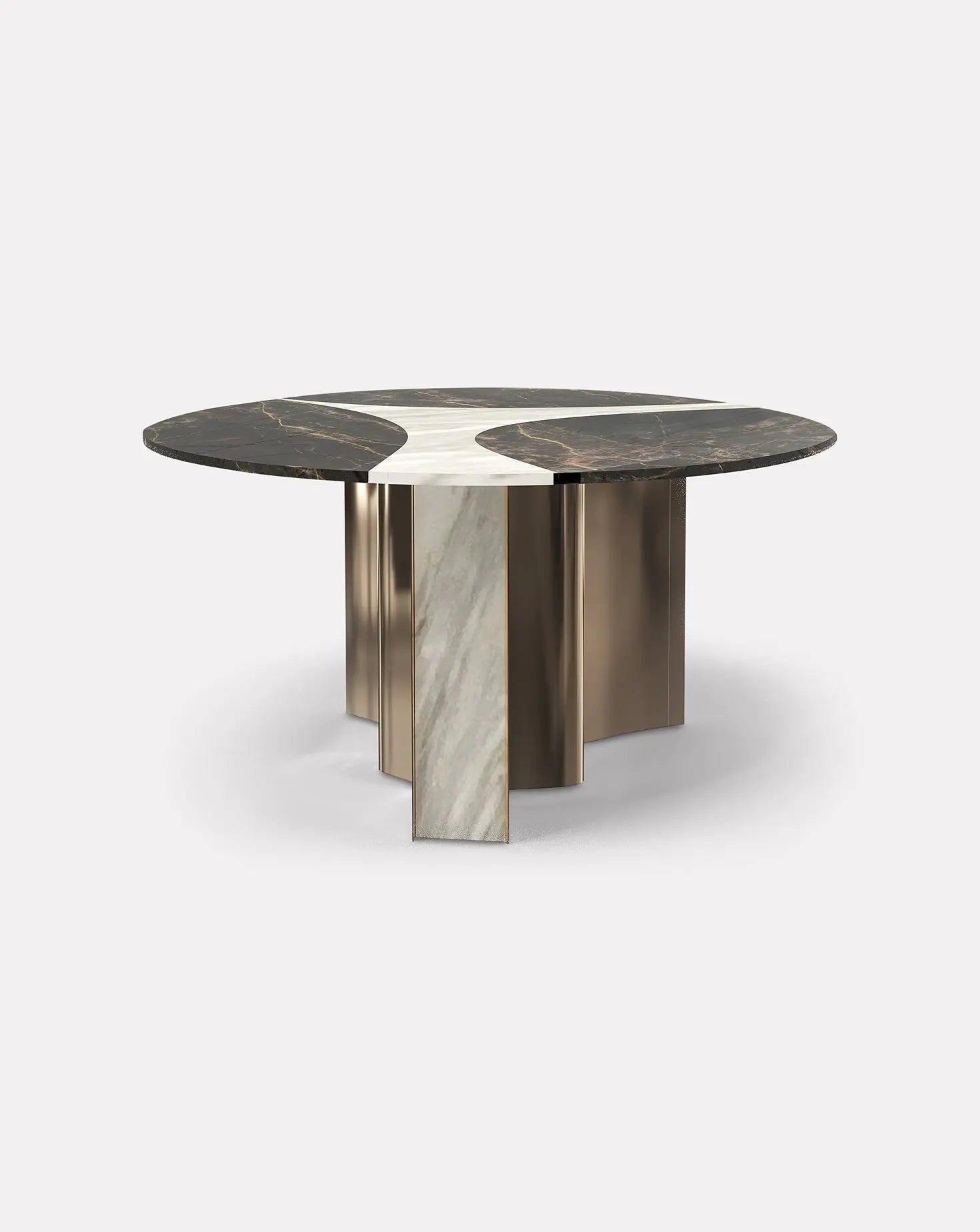 Edurne Calacatta Ondulato Marble Dining Table L'Eccesso