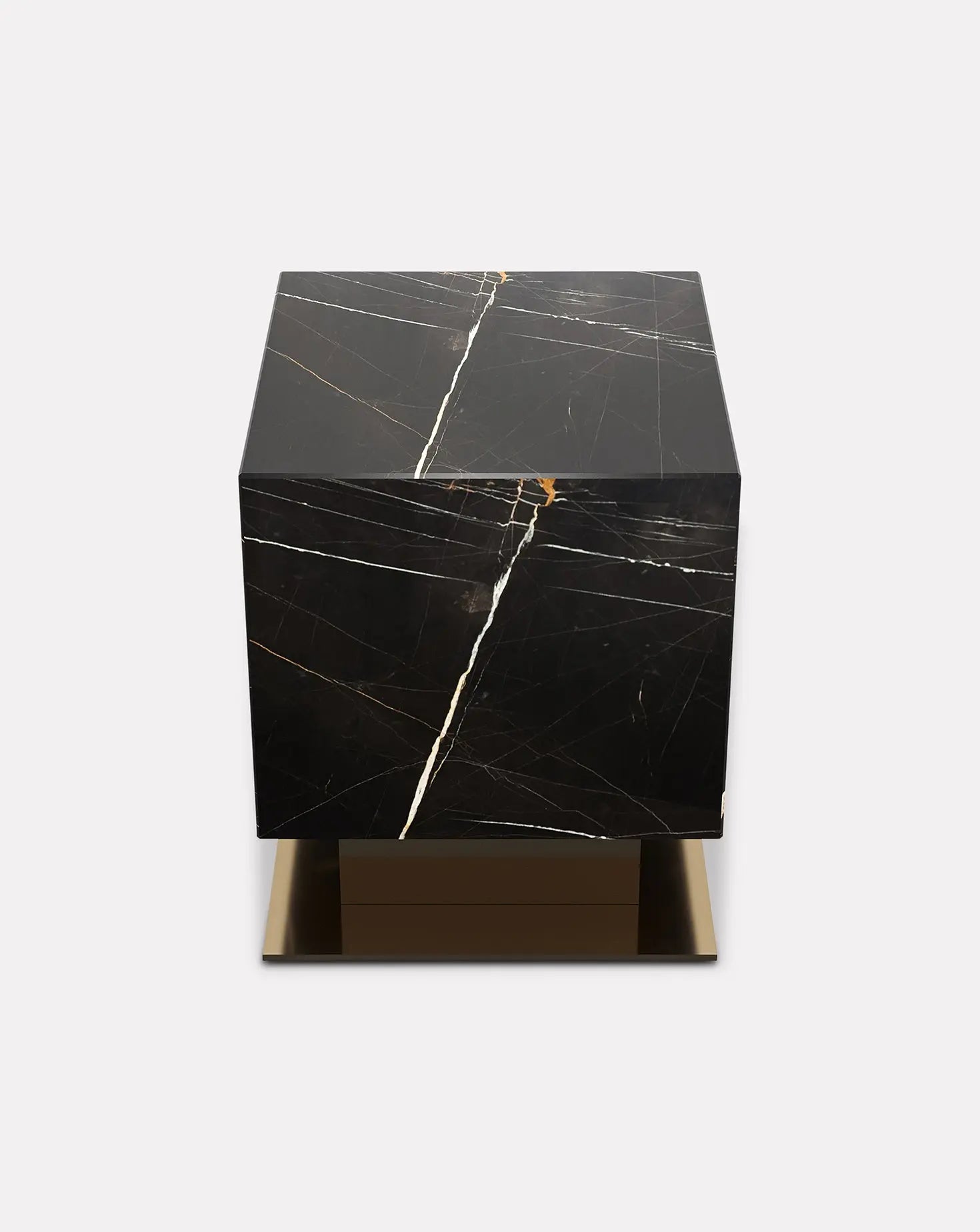 Nahul Sahara Noir Marble Coffee Table L'Eccesso
