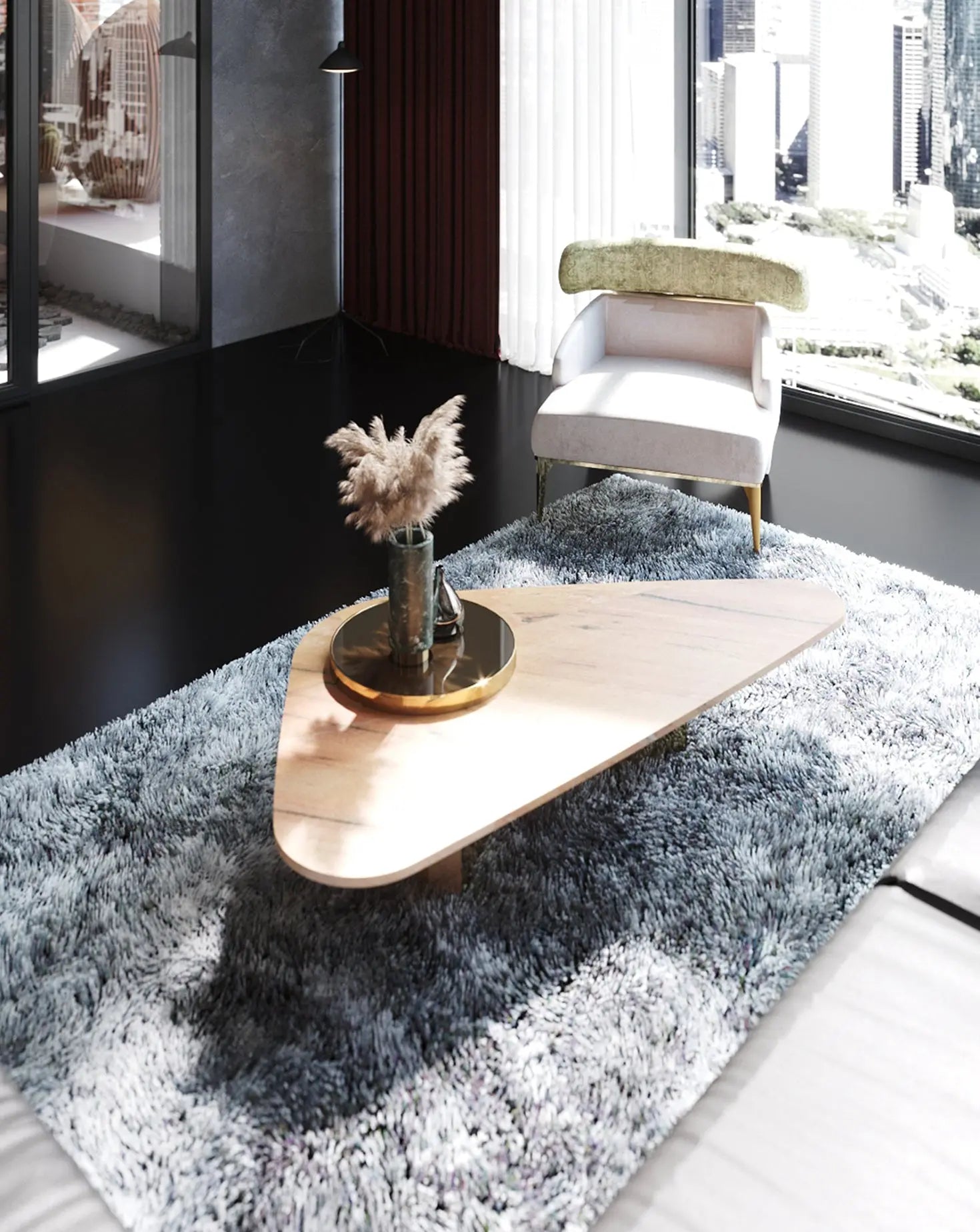 Silas Rosa Portogallo Marble Coffee Table L'Eccesso