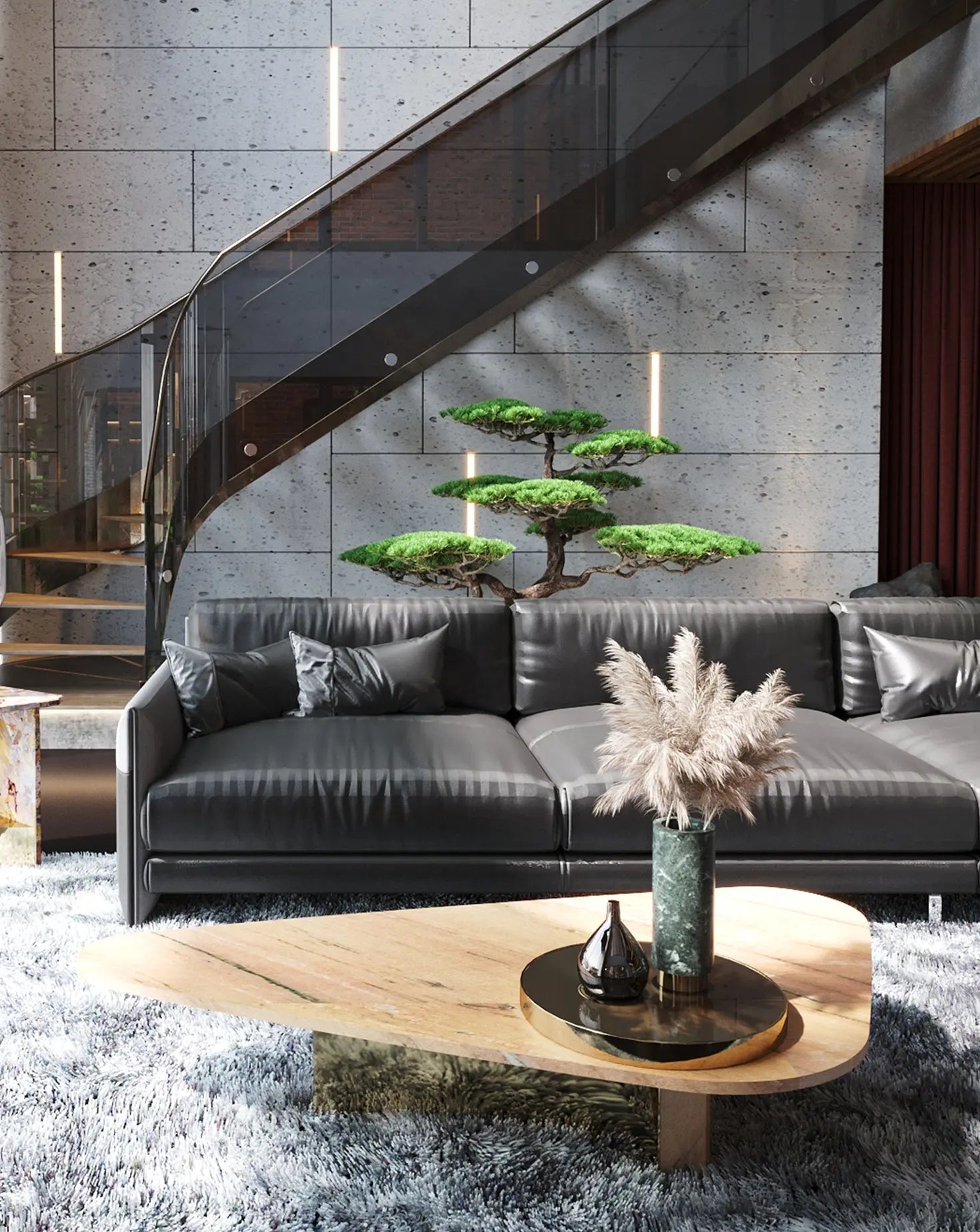 Silas Rosa Portogallo Marble Coffee Table L'Eccesso