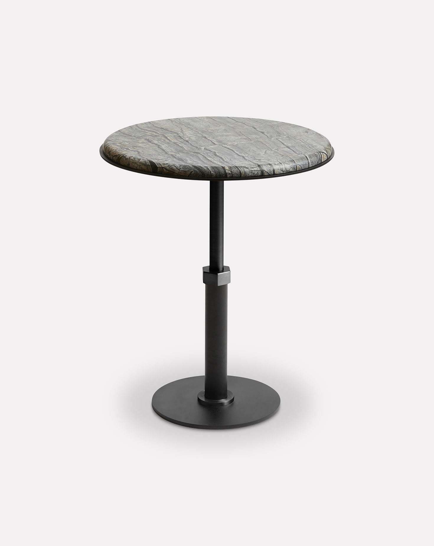Pedestal Wave Round Side Table