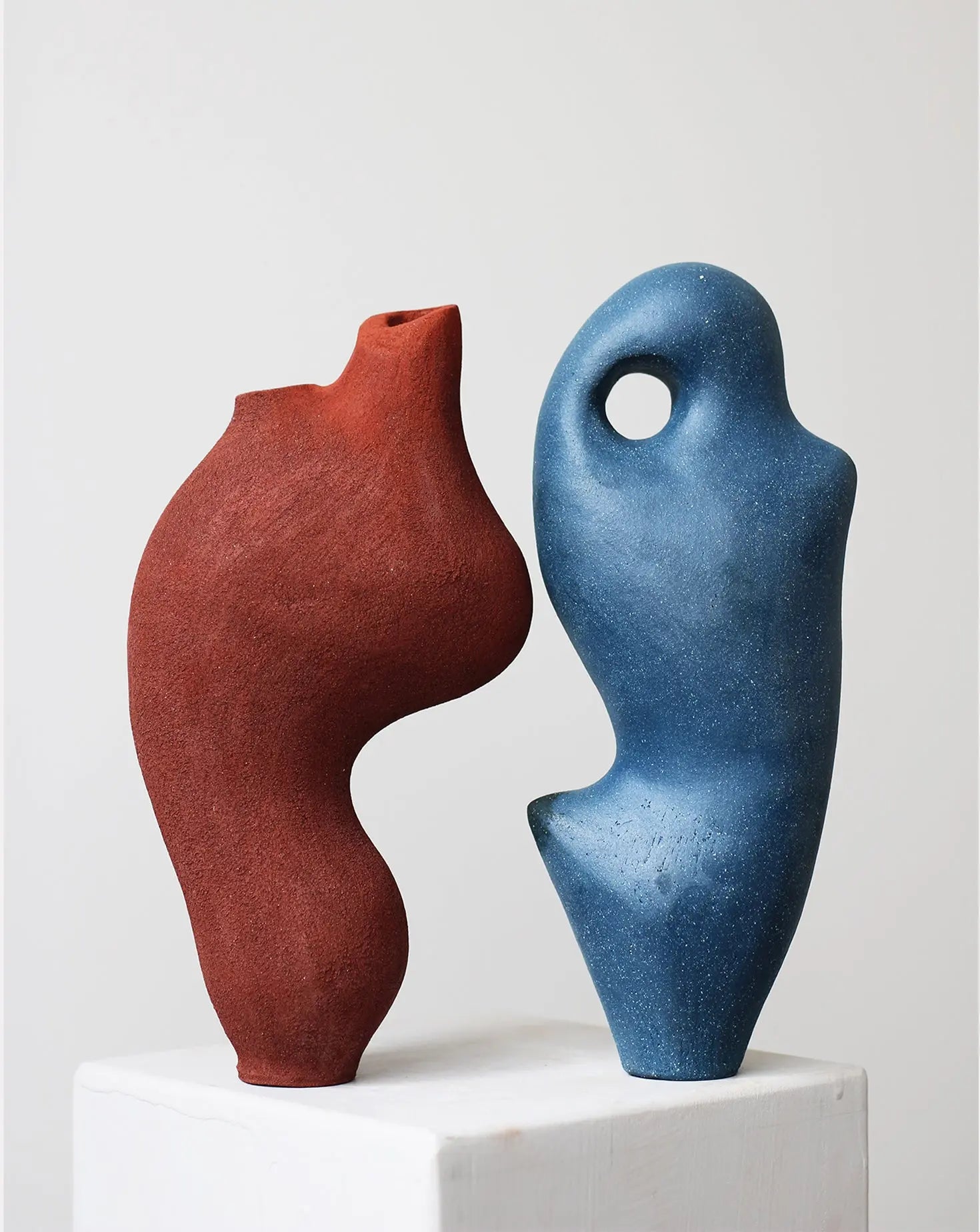 Pleomorph Blue Sculpture Abid Javed