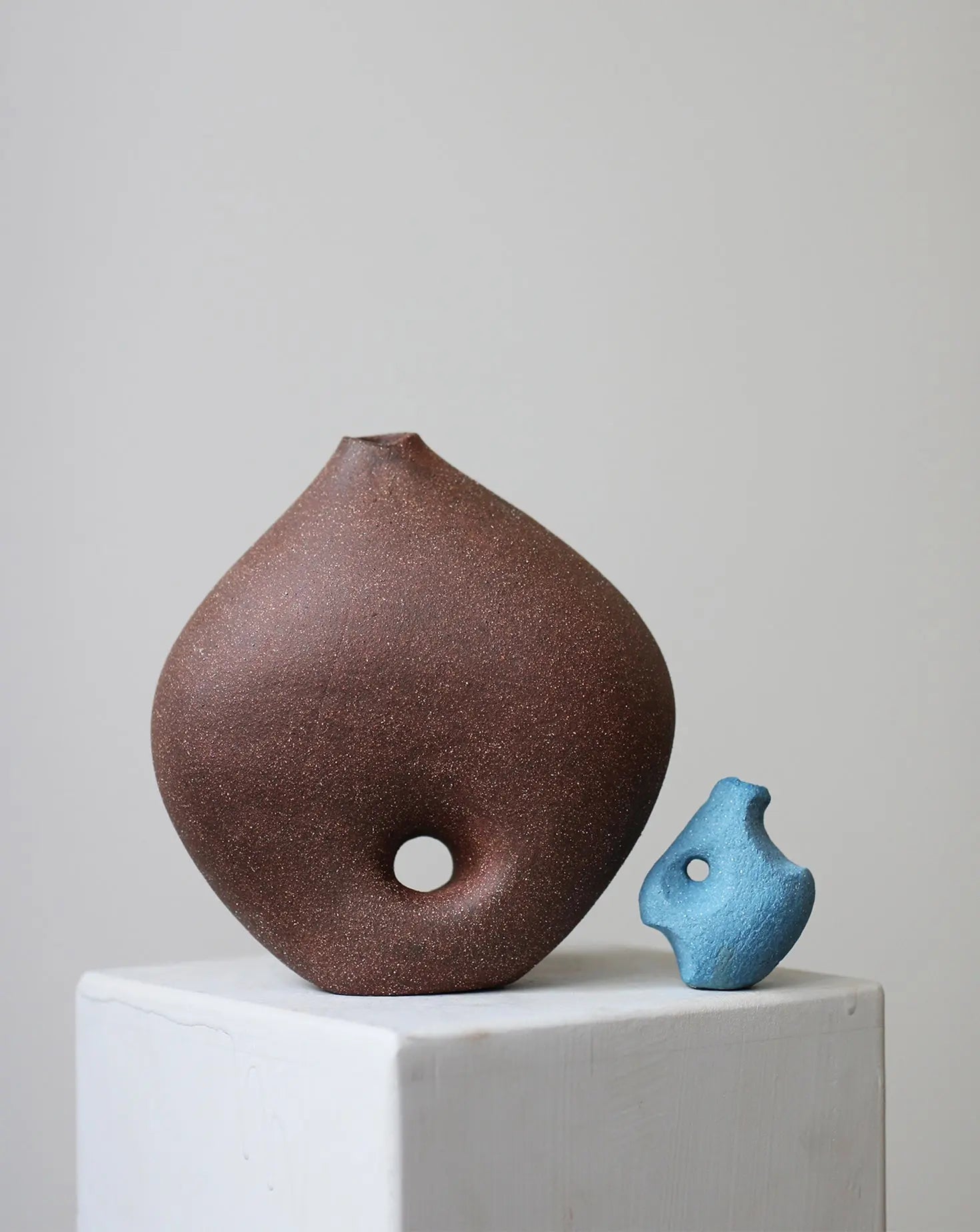 Pleomorph Brown Vase Abid Javed