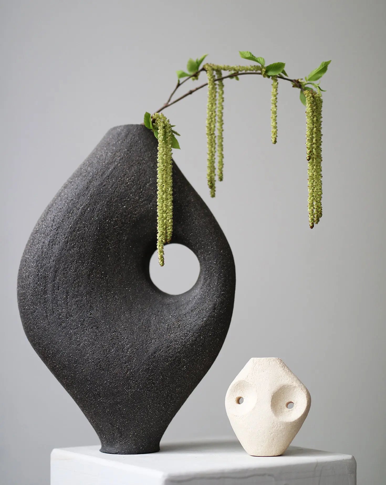 Pleomorph Grey Vase Abid Javed